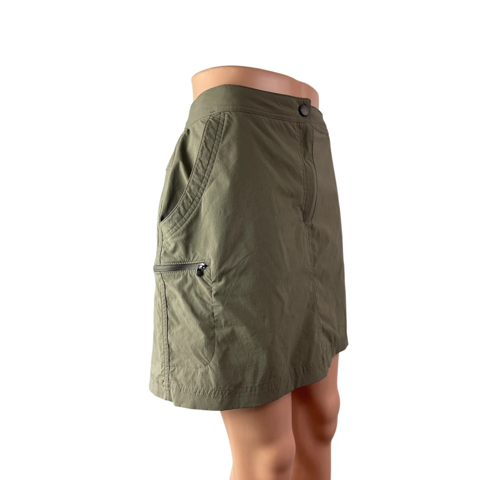 L.L.Bean Womens High Rise Mini Utility Athletic Activewear Hiking Skort Skirt 12 - Image 4