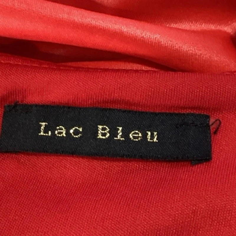 Lac Bleu Red Spaghetti Sweetheart Neck Cami Camisole Bodycon Mini Dress Size S - Image 4