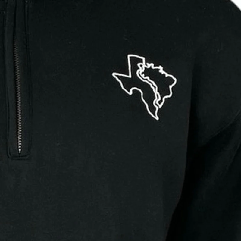 Landway Rockridge Mens Black Logo Mock Neck Long Sleeve Sweater Sweatshirt Top L - Image 4