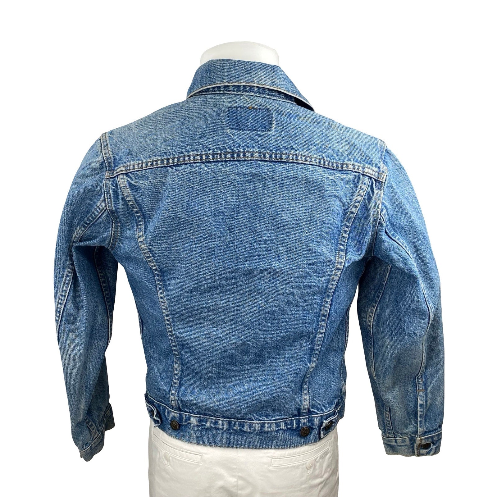 Levi's 70506 Type III Men's Collared Long Sleeve Trucker Denim Coat Jacket Sz 38 - Image 4