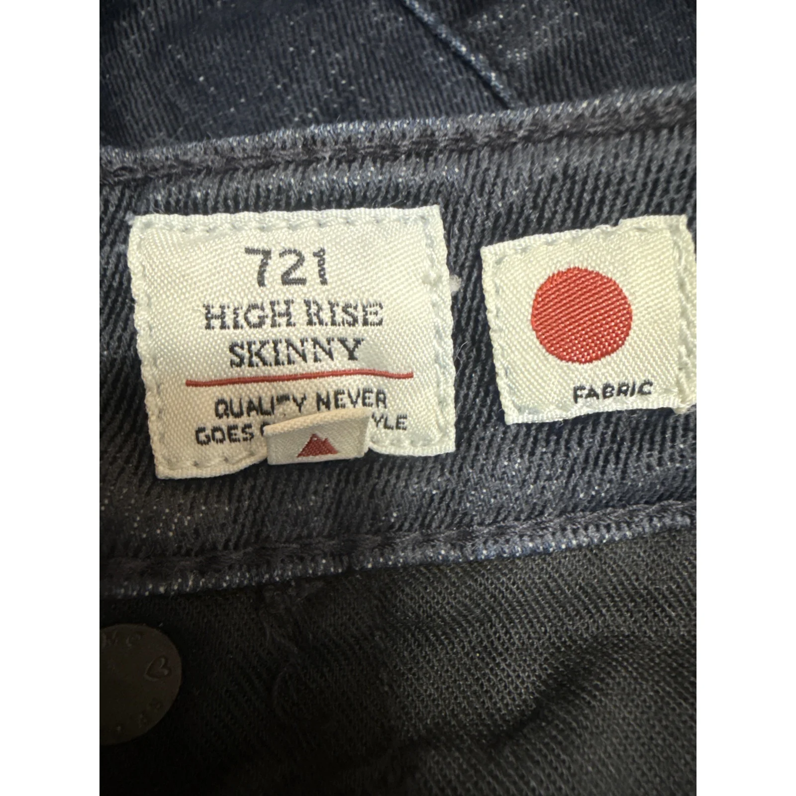 Levi's 721 Women's Black Mid Rise Skinny Slim Y2k Ankle Denim Jeans Size 27 - Image 6