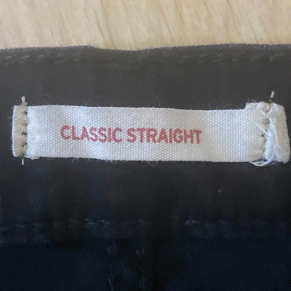 Levi's Classic Straight Women's Black High Rise Relaxed Denim Jeans Size XL - Image 5