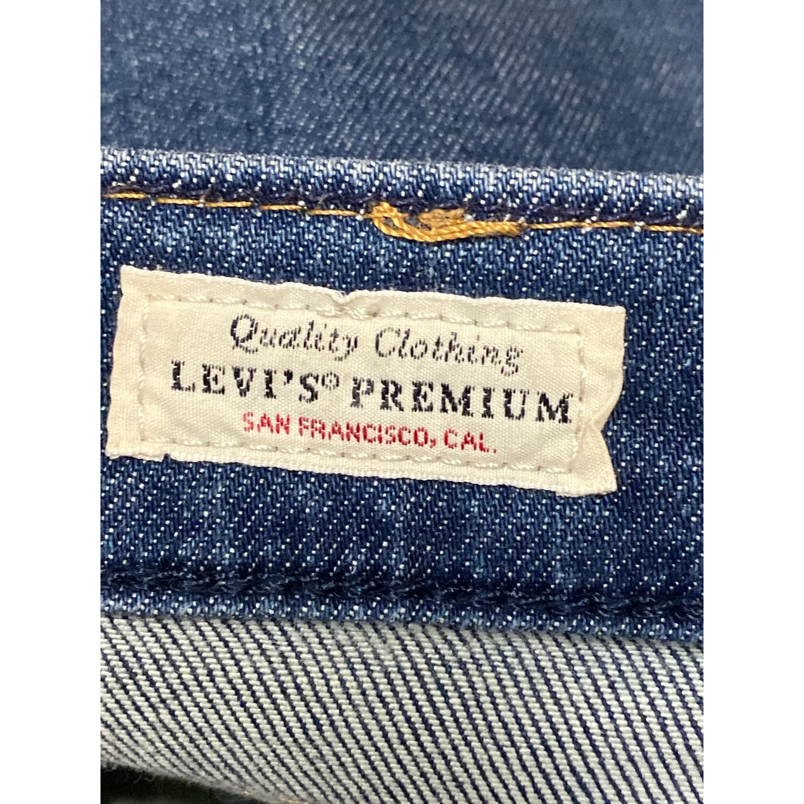 Levi's Men's Blue Medium Wash Slim Fit Skinny Y2k Casual Denim Jeans Size 32 - Image 5