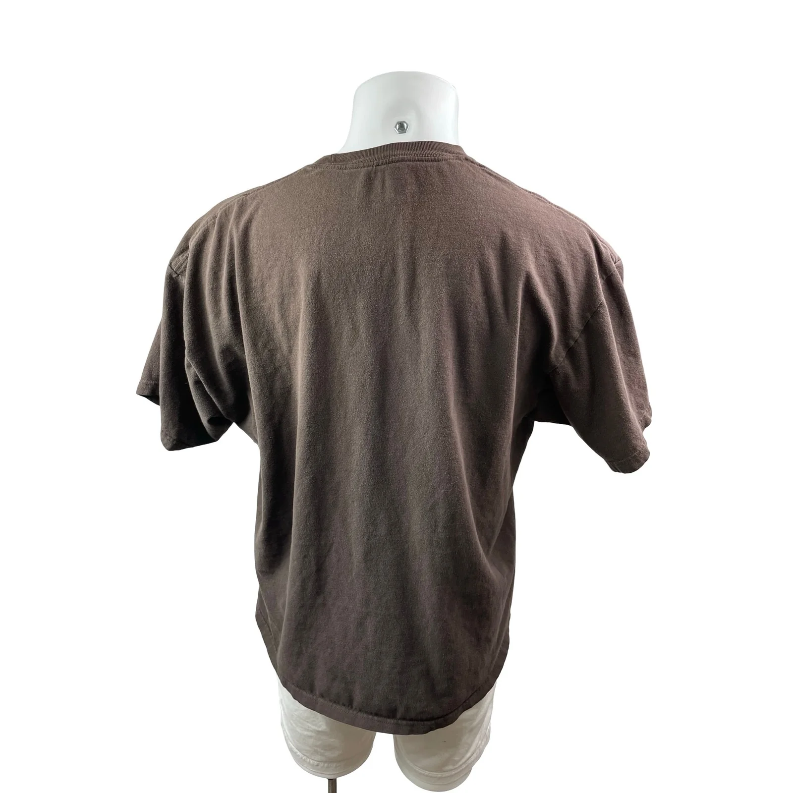 Levi's Men's Brown Logo Short Sleeve Crew Neck Y2k Basic T Shirt Tee Top Size XL - Image 4