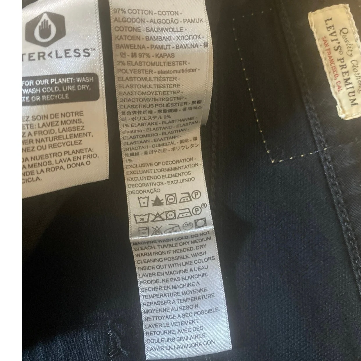 Levi's Ribcage Straight Ankle Women's Black High Rise Baggy Denim Jeans Size 29 - Image 8