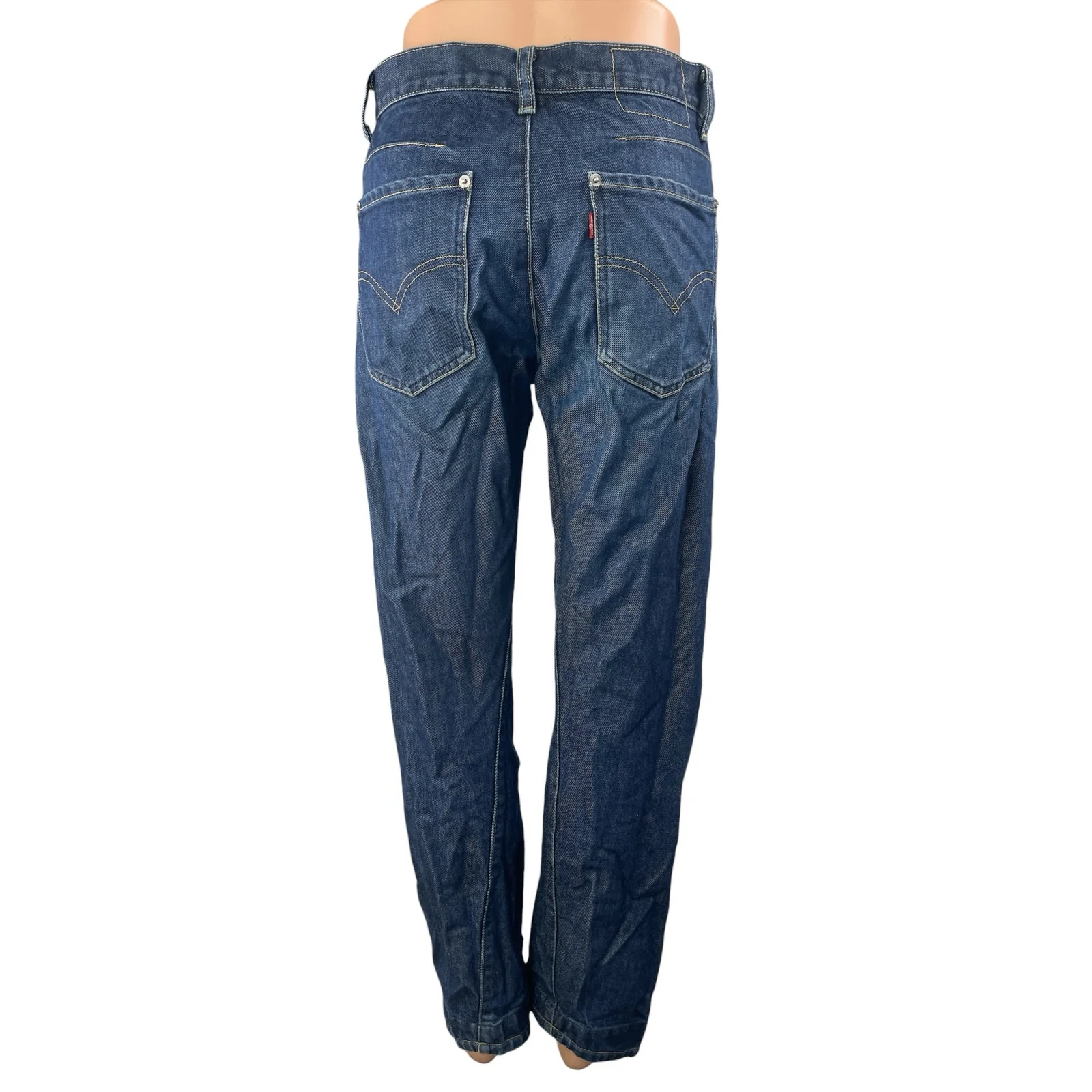 Levi's Women's Blue High Waisted Straight Wide Leg Denim Jeans Pants Size 29 - Image 2