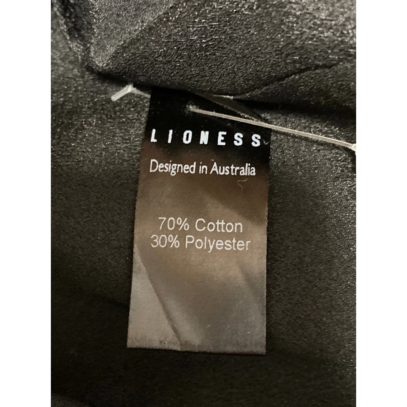 Lioness Stripe Notched Collared Long Sleeve Double Breasted Blazer Coat Jacket M - Image 6