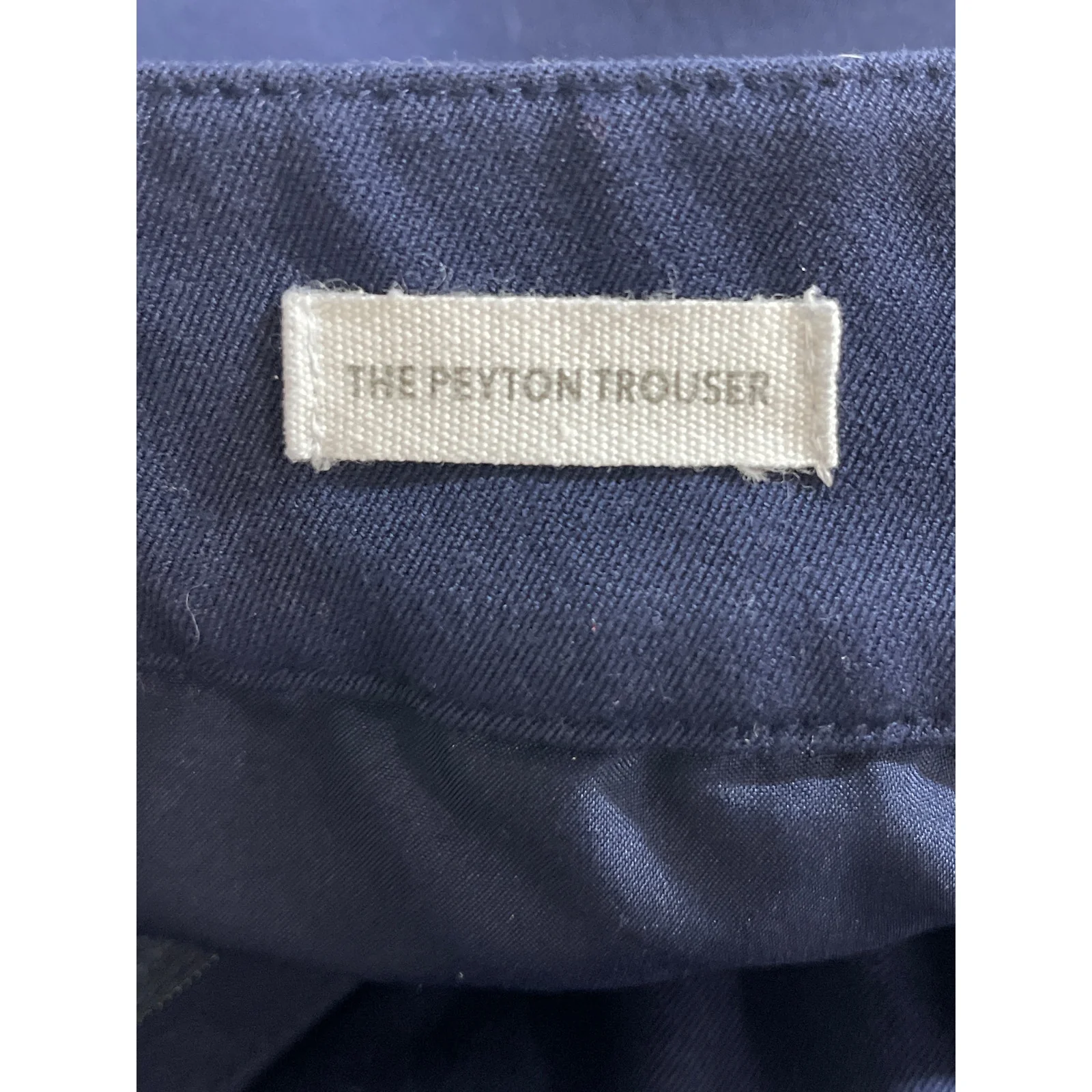 Loft Peyton Women's Blue High Rise Pleated Wide Leg Trousers Dress Pants Sz 12P - Image 6