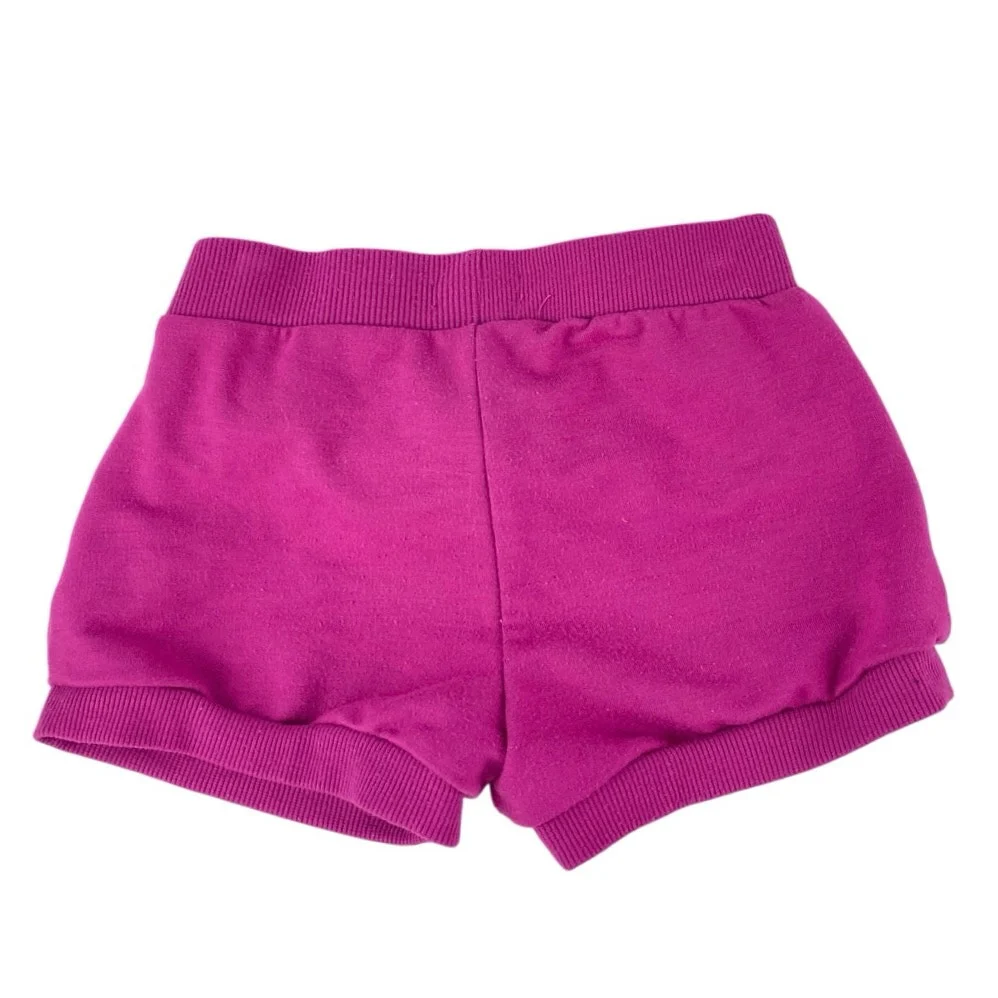 Lot of 2 Habitual Kids Girls Pink & Gray Bow Elastic Waist Mini Lounge Shorts 3T - Image 3