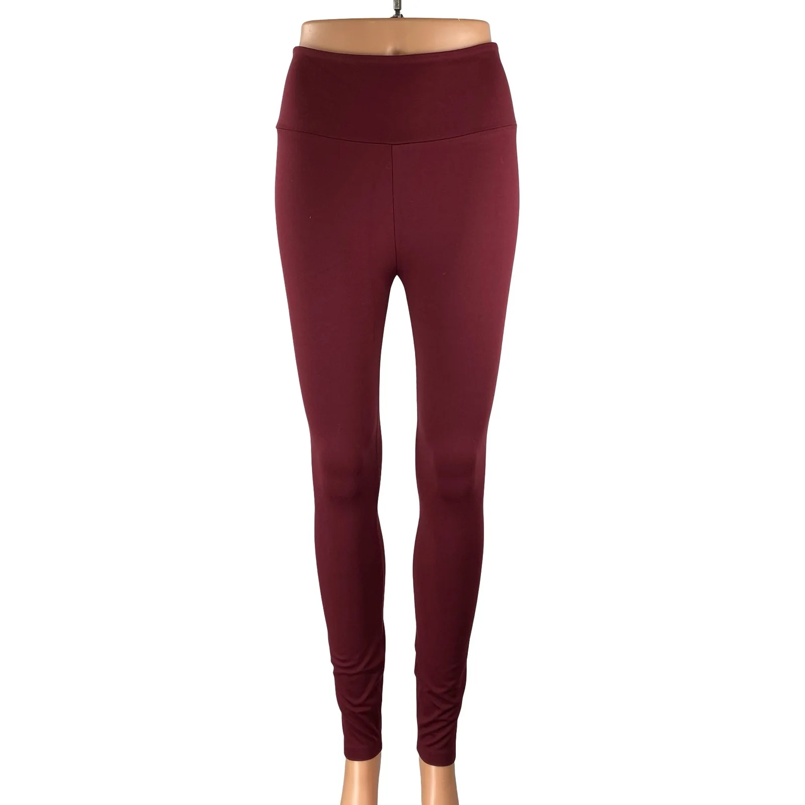 Lou & Grey Women's Red High Rise Yoga Running Workout Athletic Leggings Pants S