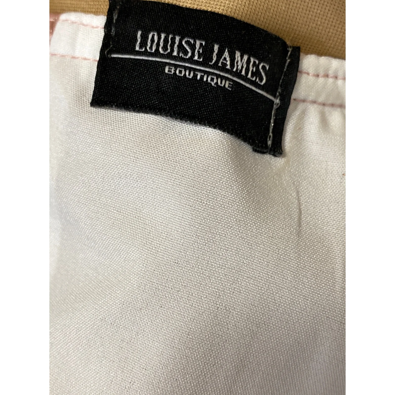 Louise James Women's Pink Faux Vegan Leather Sleeveless Snap Tank Vest Top Sz S - Image 5