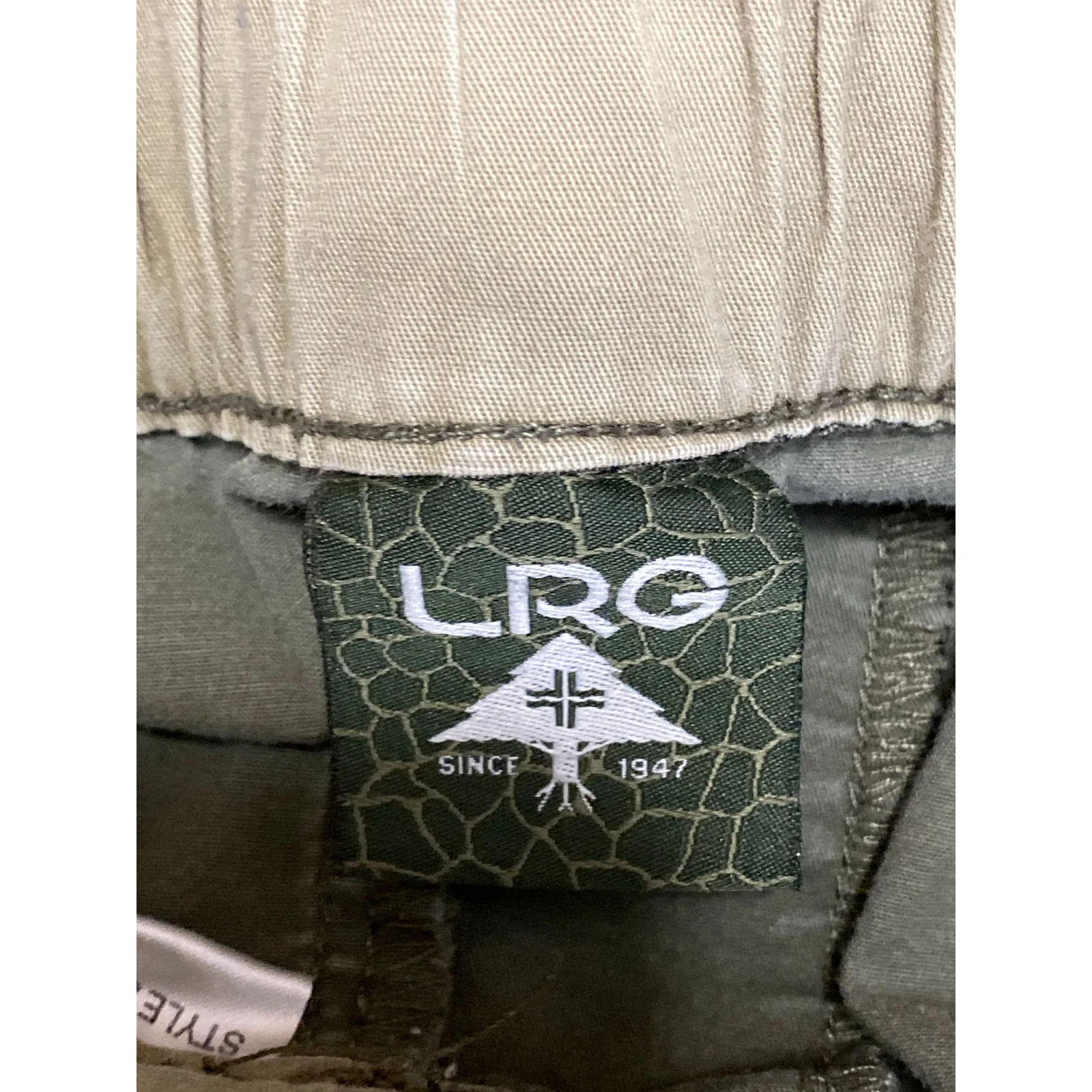 LRG Women's Green High Waisted Carrot Tapered Jogger Trousers Pants Size 34 - Image 3