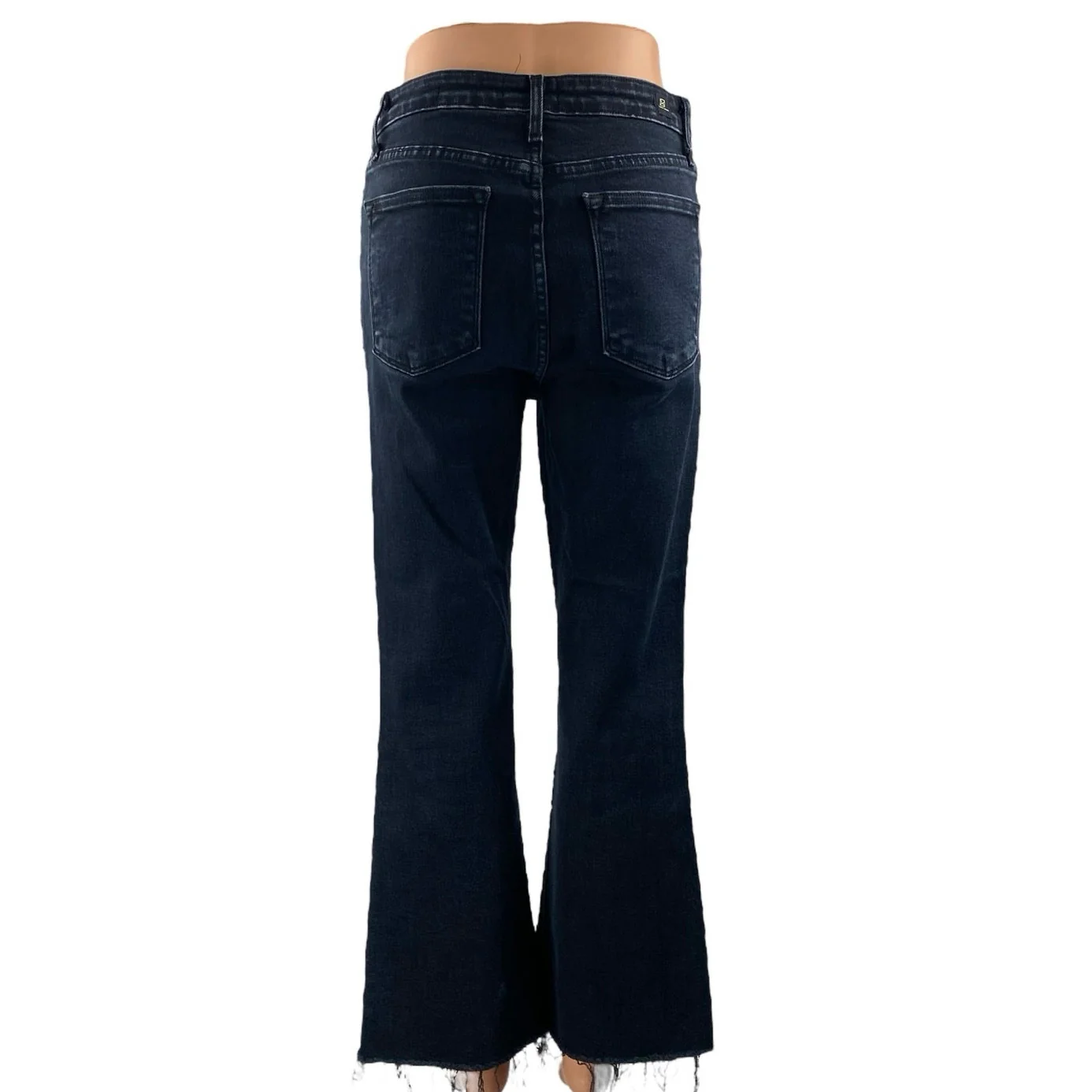 LTJ Letter to Juliet Black High Rise Flared Bootcut Bell Bottom Denim Jeans 28 - Image 3