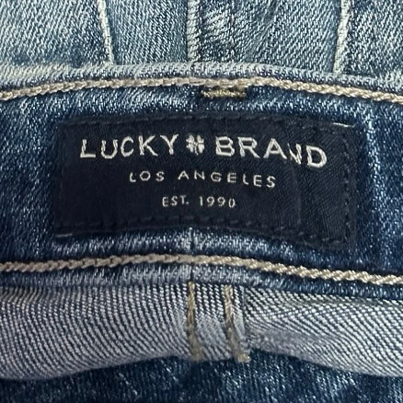 Lucky Brand Lolita Women's Blue Low Rise Crop Skinny Leg Denim Jeans Pants Sz 6 - Image 4