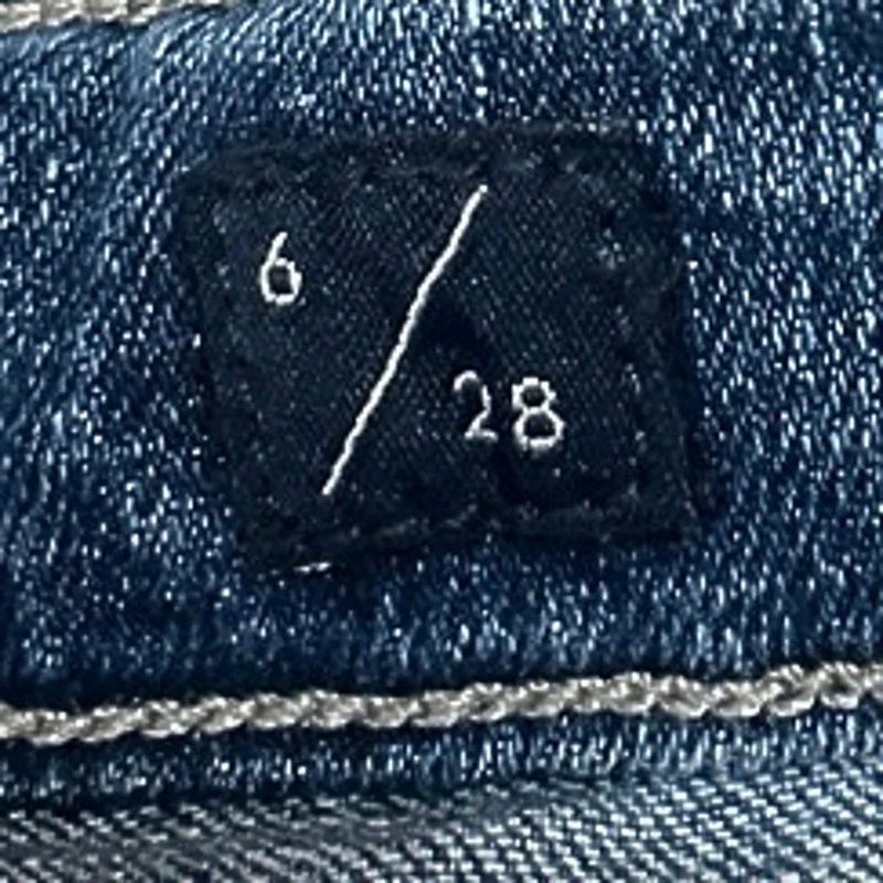 Lucky Brand Lolita Women's Blue Low Rise Crop Skinny Leg Denim Jeans Pants Sz 6 - Image 5
