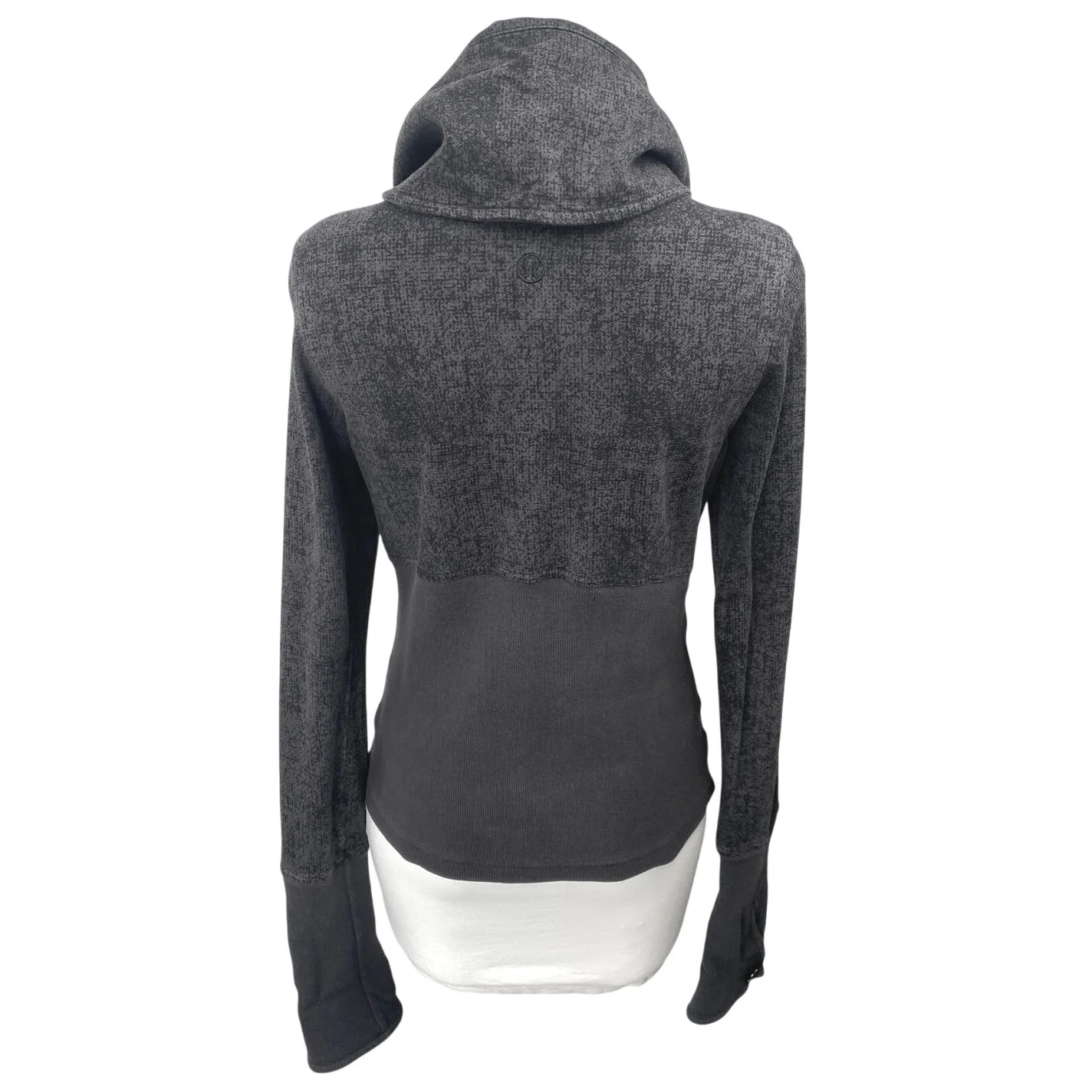 Lululemon Admiral Women's Black Army Military Long Sleeve Button Jacket Size 6 - Image 2