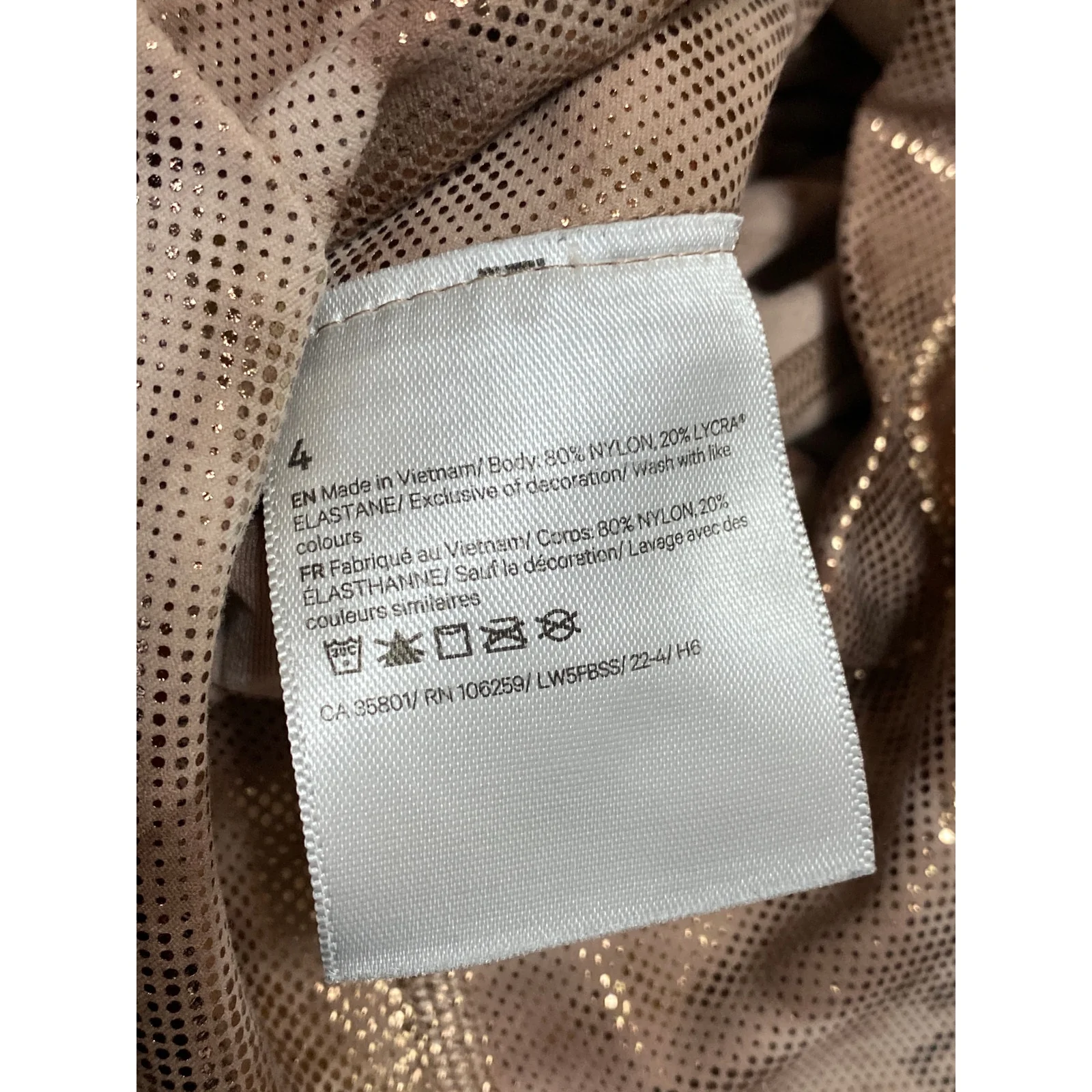 Lululemon Align Diamond Dye Misty Shell Cacao Dot Foil Athletic Leggings Size 4 - Image 6