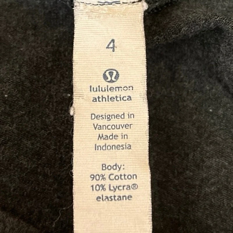 Lululemon Athletica Gray Sleeveless Crewneck Activewear Fitness Crop Tank Top 4 - Image 3