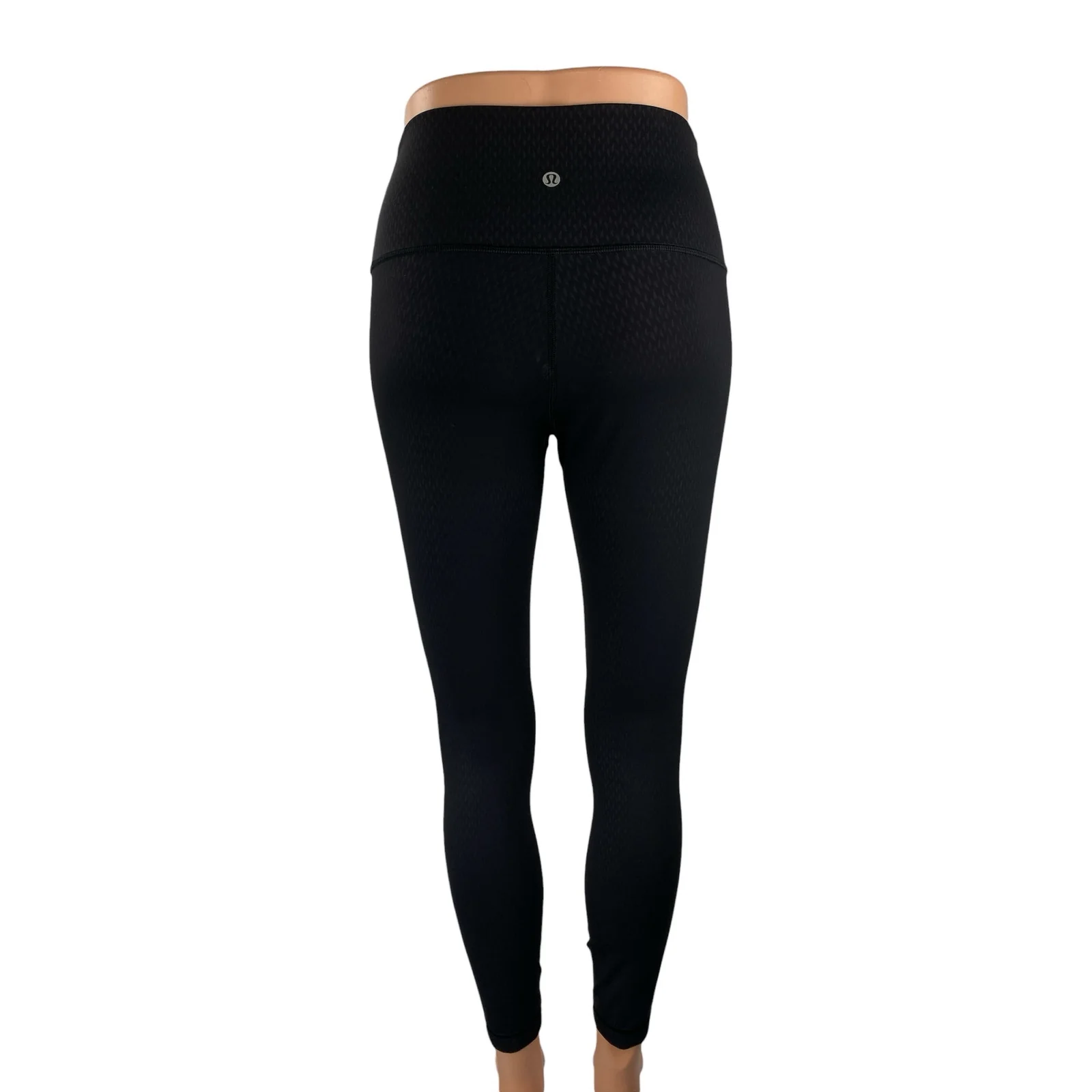 Lululemon Black High Rise Skinny Yoga Gym Athletic Activewear Leggings Pants 6 - Image 4