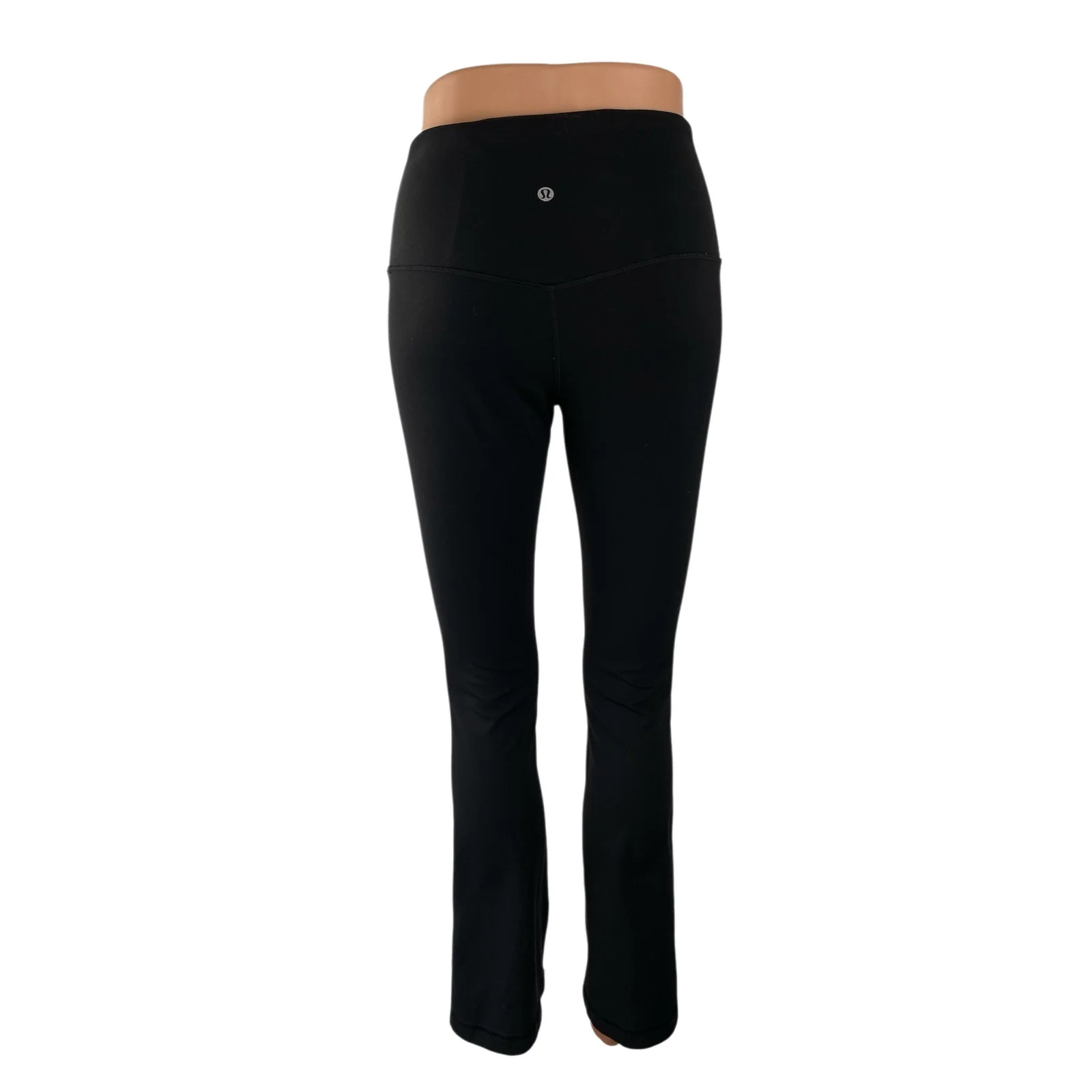 Lululemon Black High Rise Skinny Yoga Gym Athletic Activewear Leggings Pants M - Image 3