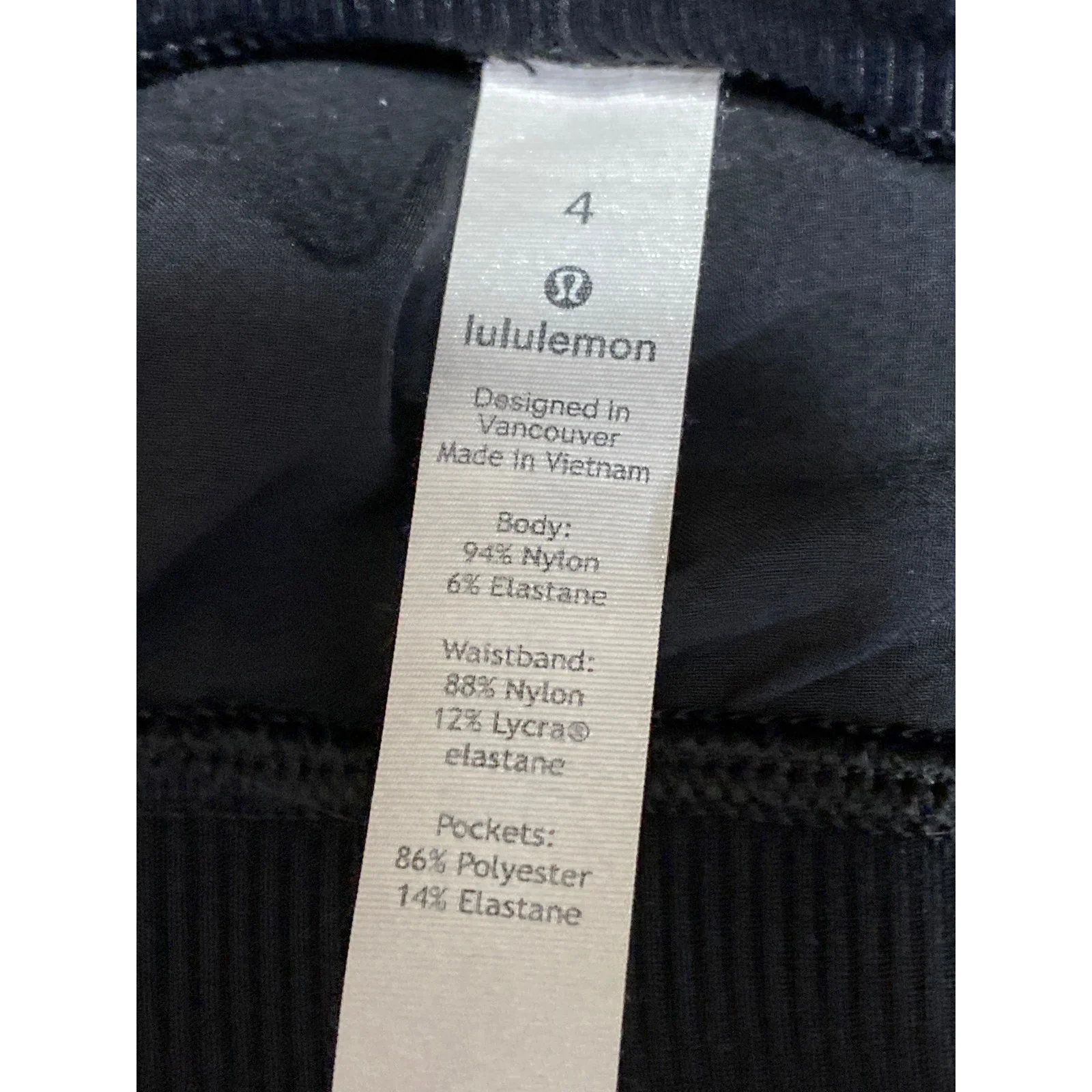 Lululemon Dance Studio Black Yoga Athletic Activewear Jogger Trousers Pants Sz 4 - Image 5