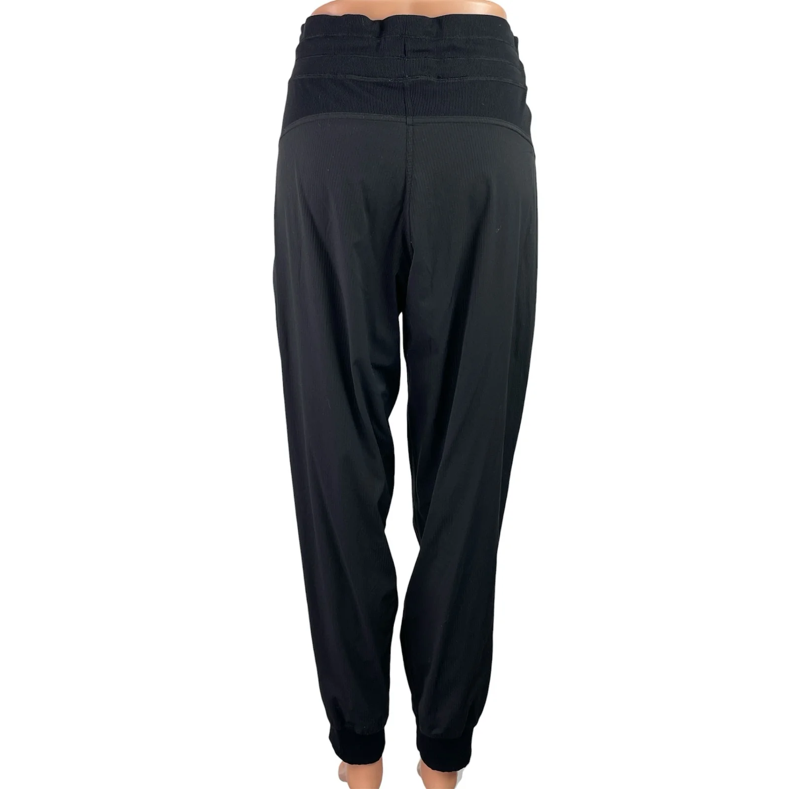 Lululemon Dance Studio Women Black High Rise Athletic Jogger Sweat Pants Size 12 - Image 3
