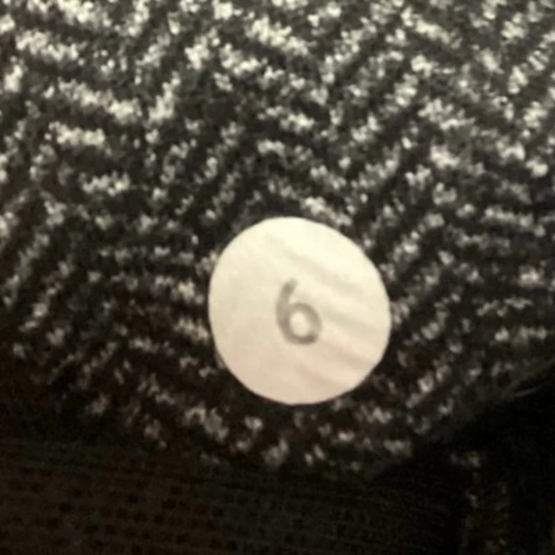 Lululemon Define Women's Gray Herringbone Zip Up High Neck Thumbholes Jacket 6 - Image 5