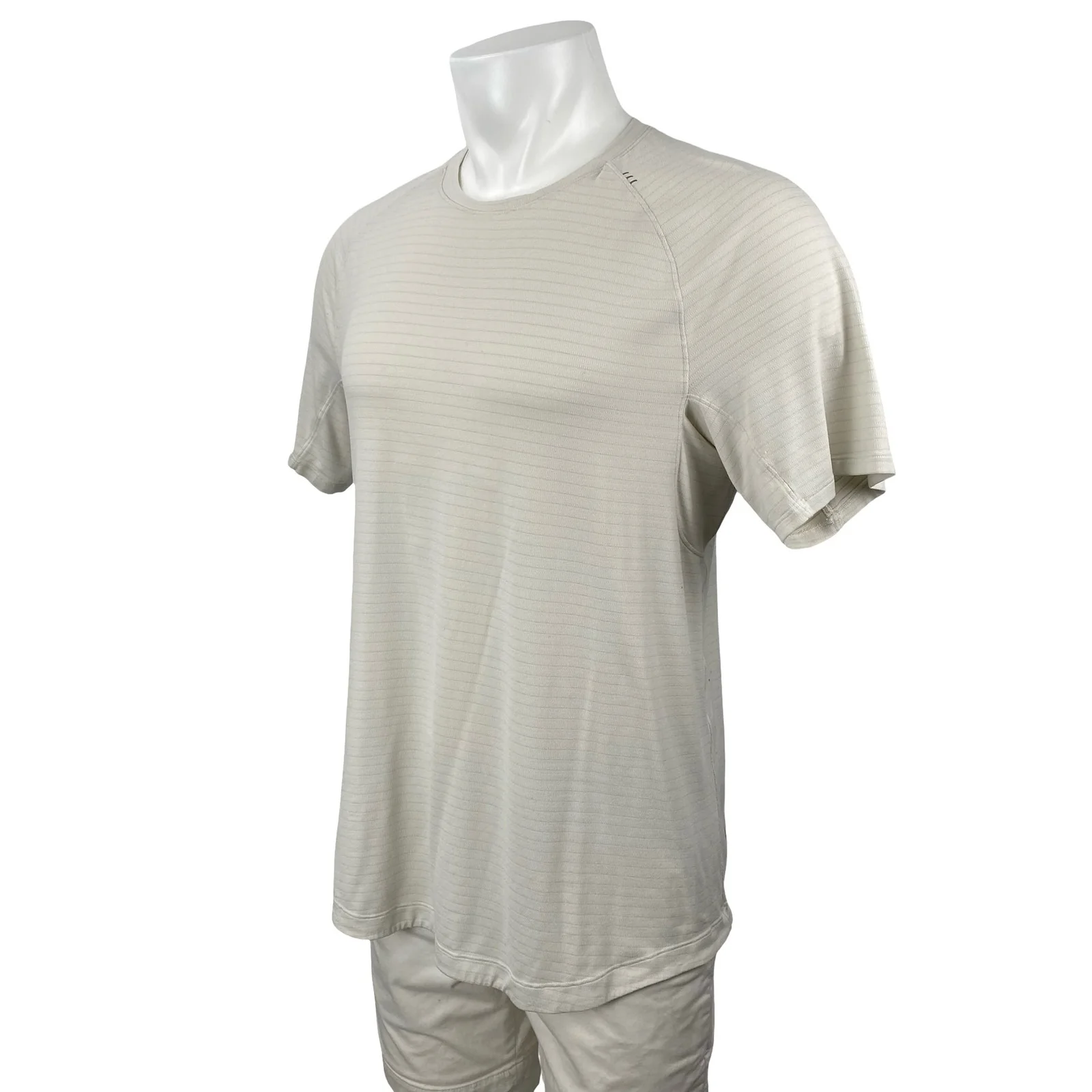 Lululemon Drysense Training Men's Stripe Gym Athletic Activewear Shirt Top 2XL - Image 3