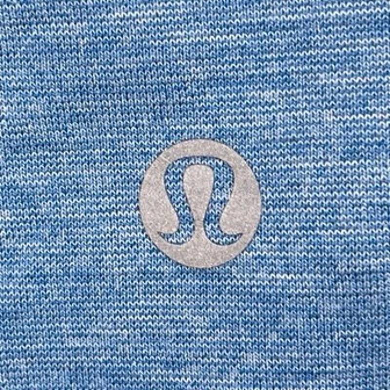 Lululemon Evolution Men's Blue Short Sleeve Athletic Golf Polo Shirt Top Size S - Image 3