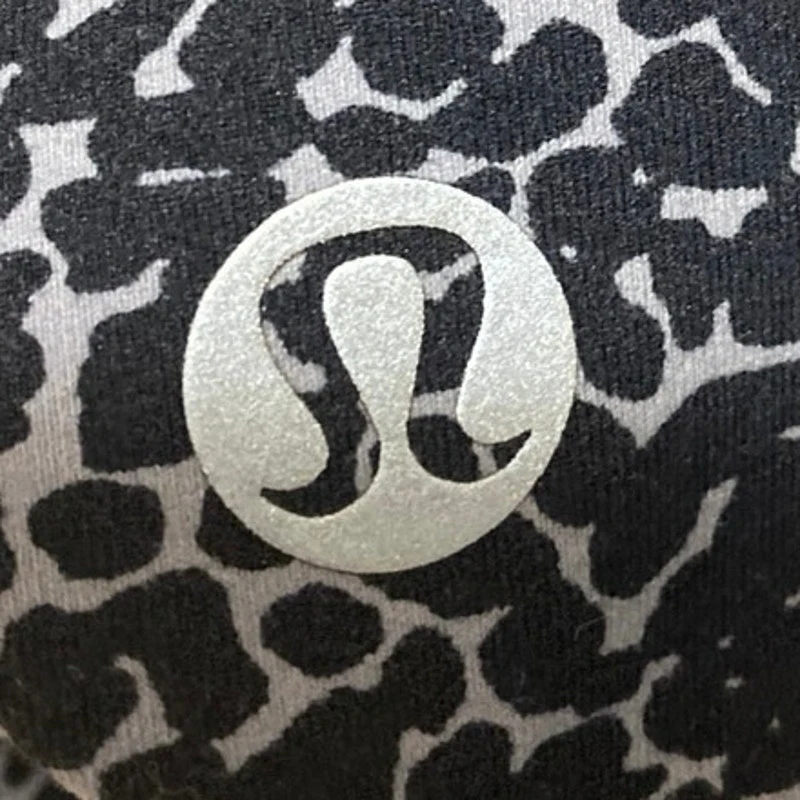Lululemon In Movement Tight 25" Black Leopard Yoga Athletic Leggings Pants 4 - Image 5
