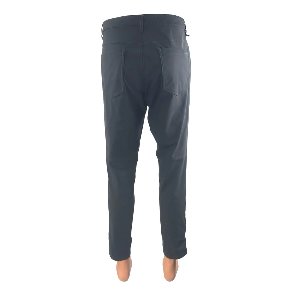 Lululemon Men's Black High Rise Straight Tapered Chino Trousers Dress Pants 33 - Image 3