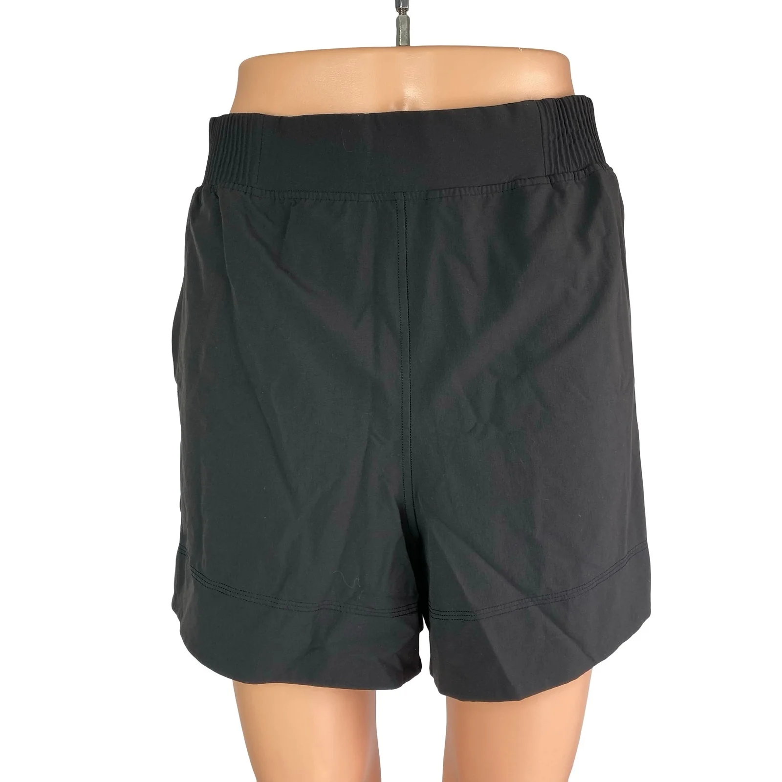 Lululemon Men's Black High Rise Yoga Gym Workout Athletic Activewear Shorts XL