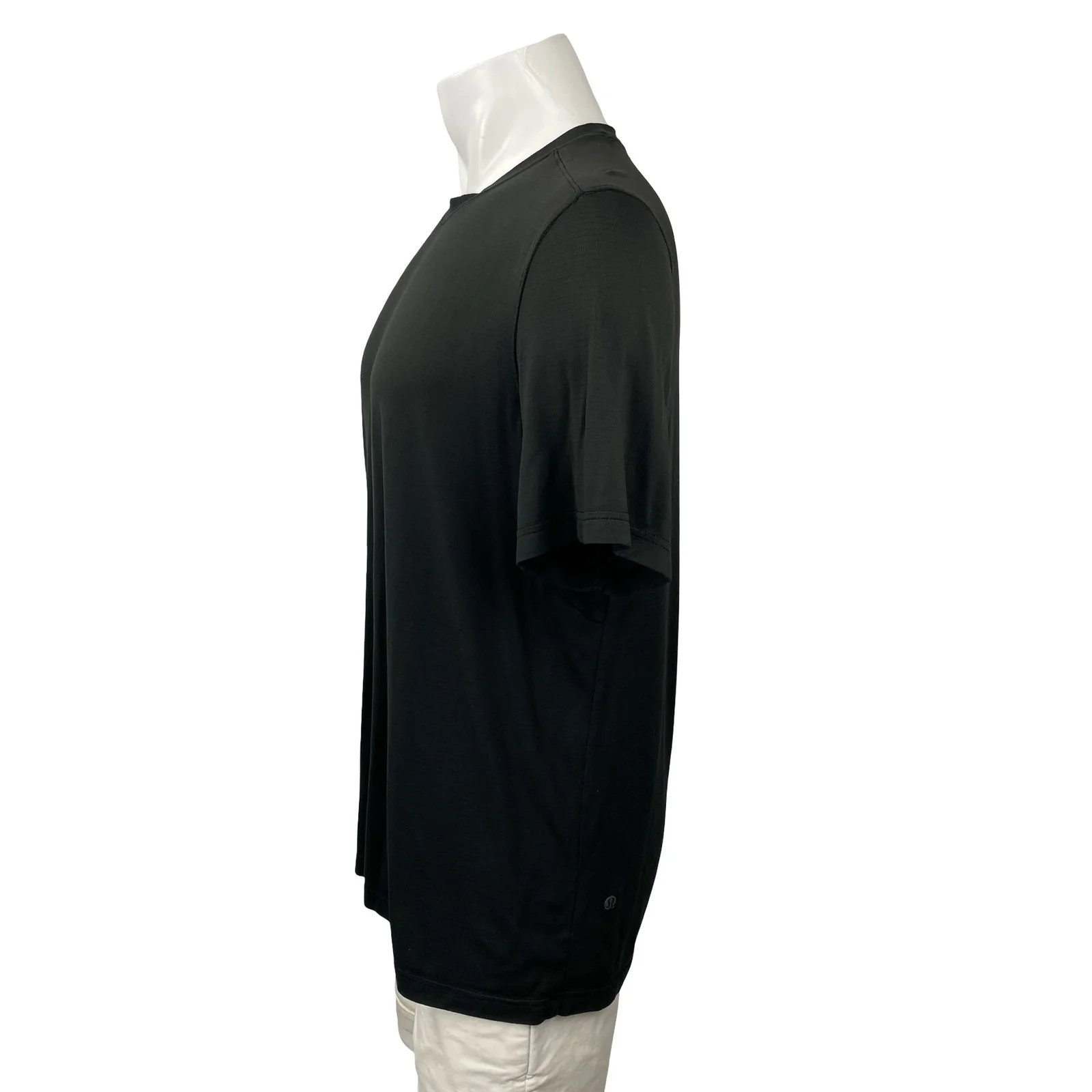 Lululemon Men's Black Short Sleeve Yoga Athletic Activewear Tee T-Shirt Top 14 - Image 2