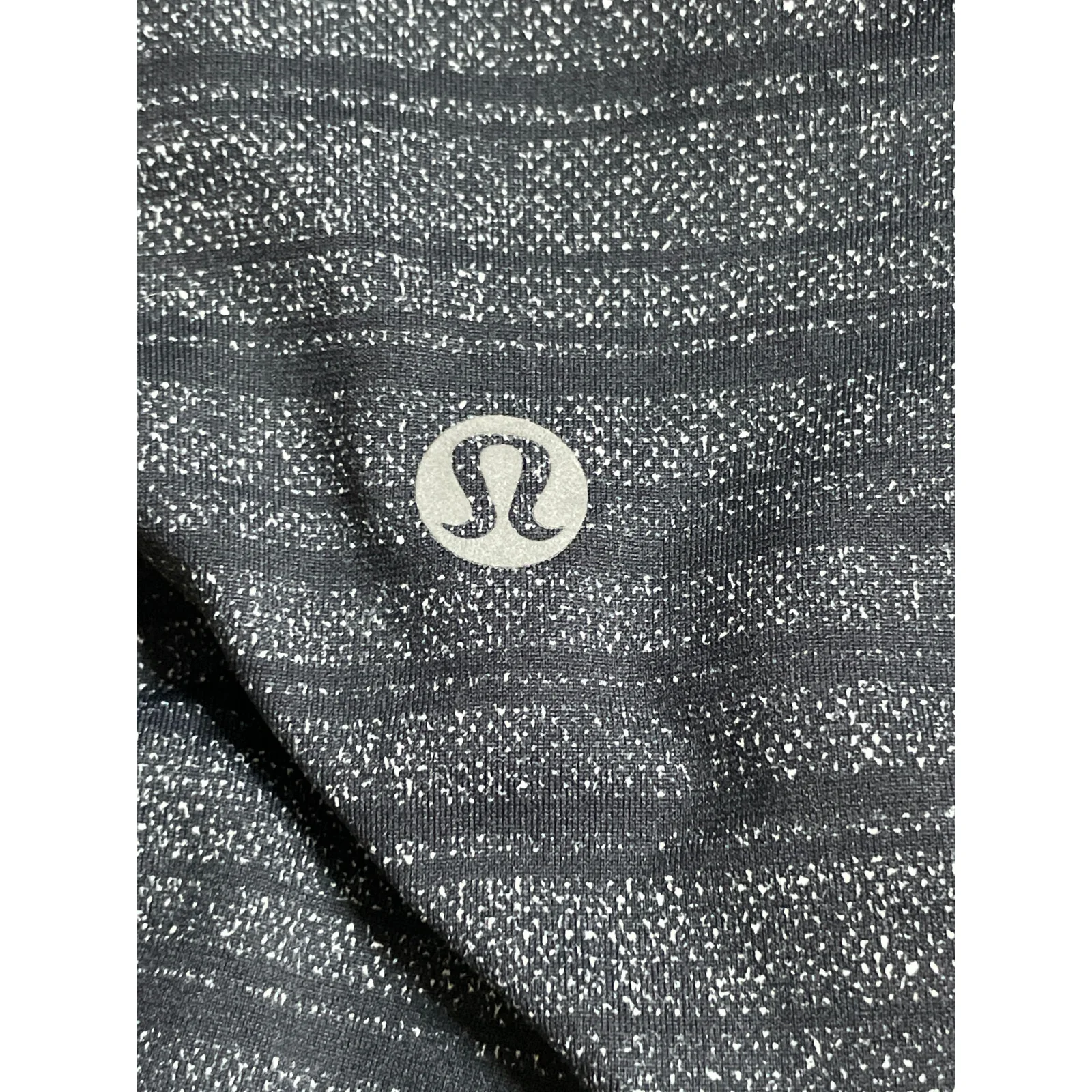 Lululemon Men's Black Striped Short Sleeve Golf Casual Polo Shirt Top Size L - Image 5