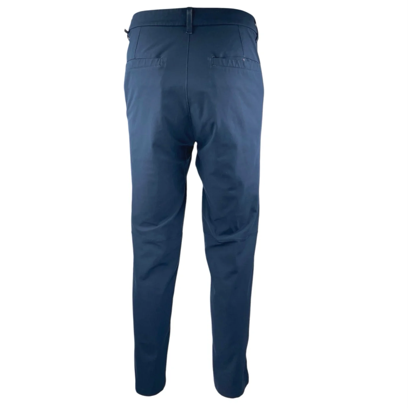 Lululemon Men's Blue Straight Leg High Waist Chino Trousers Dress Pants Size 33 - Image 3