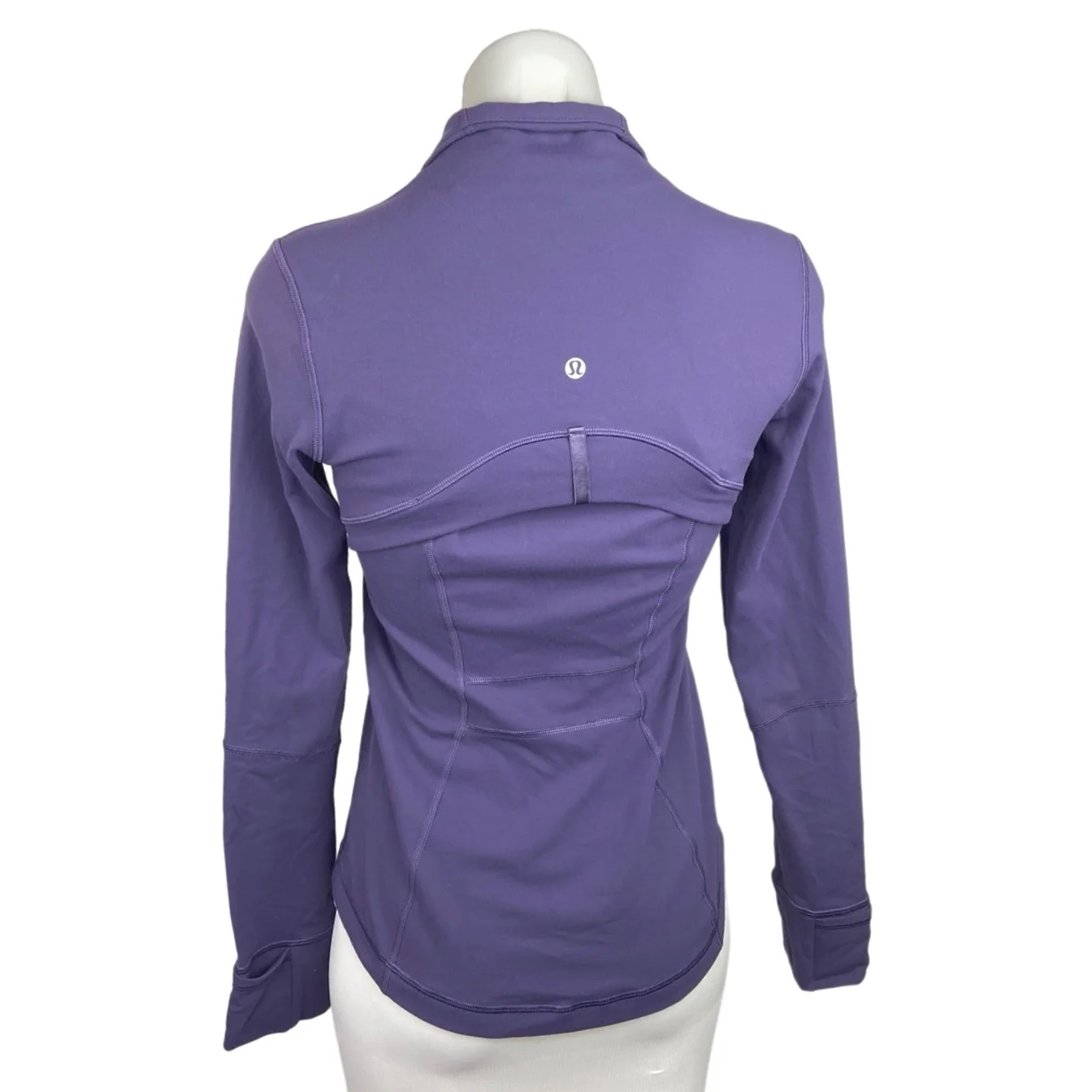 Lululemon Purple Full Zip Collared Fitted Pockets Workout Define Jacket Size 4 - Image 2