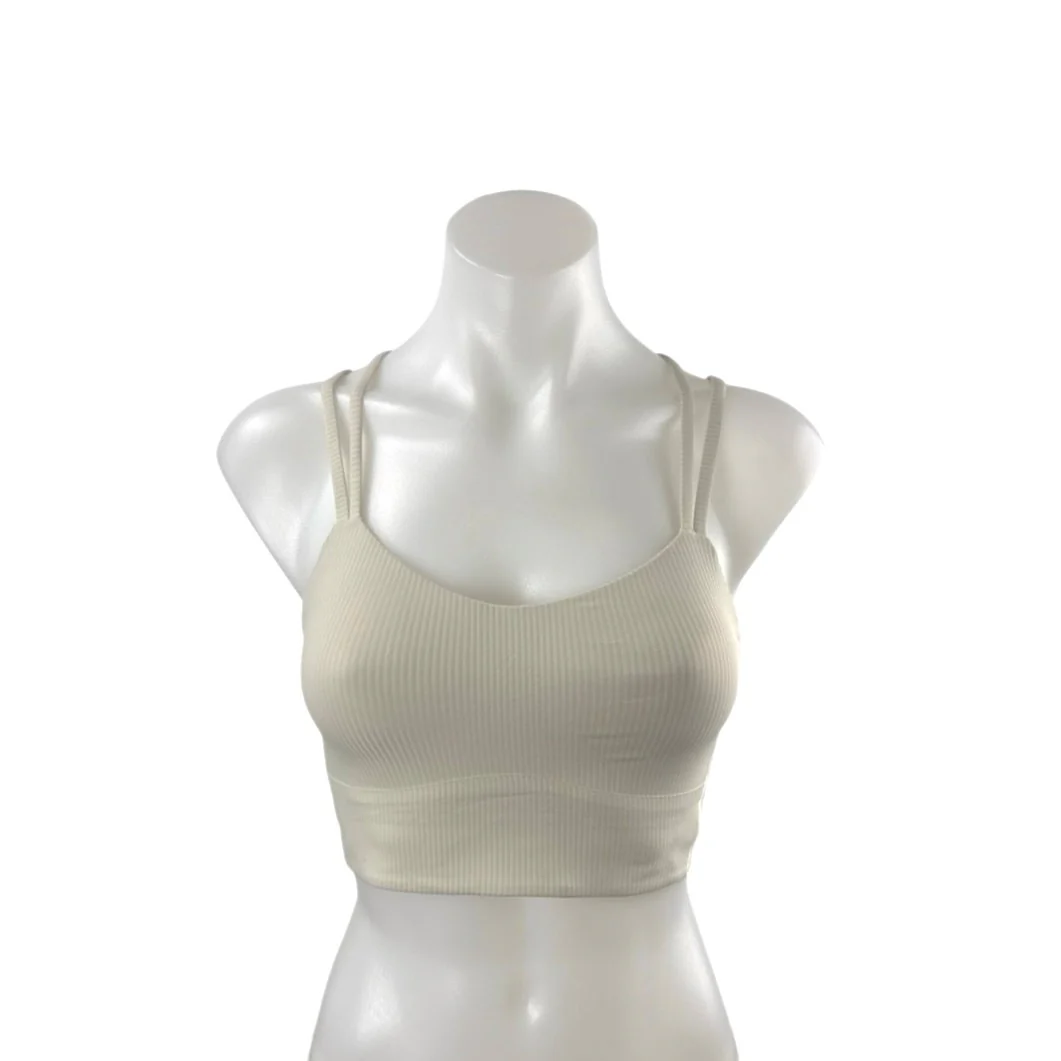 Lululemon Ribbed Sleeveless Yoga Gym Athletic Activewear Tank Sports Bra Top 2