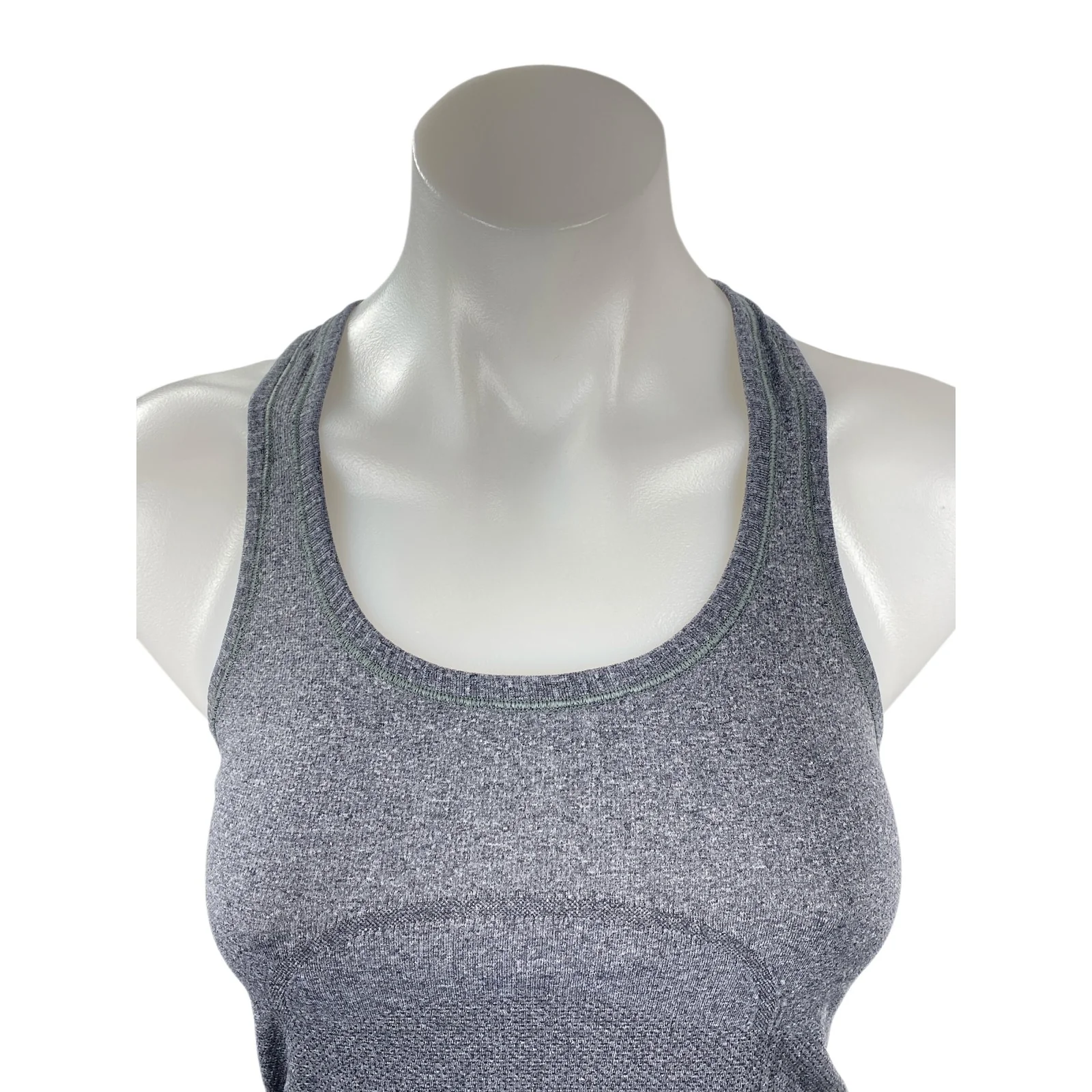 Lululemon Swiftly Tech Gray Racerback Yoga Gym Activewear Athletic Tank Top Sz 4 - Image 2