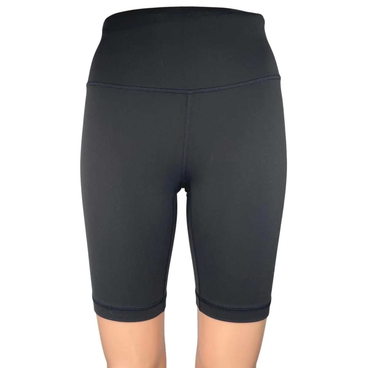 Lululemon Women's Black Pull On Yoga Workout Running Athletic Biker Shorts Sz 2