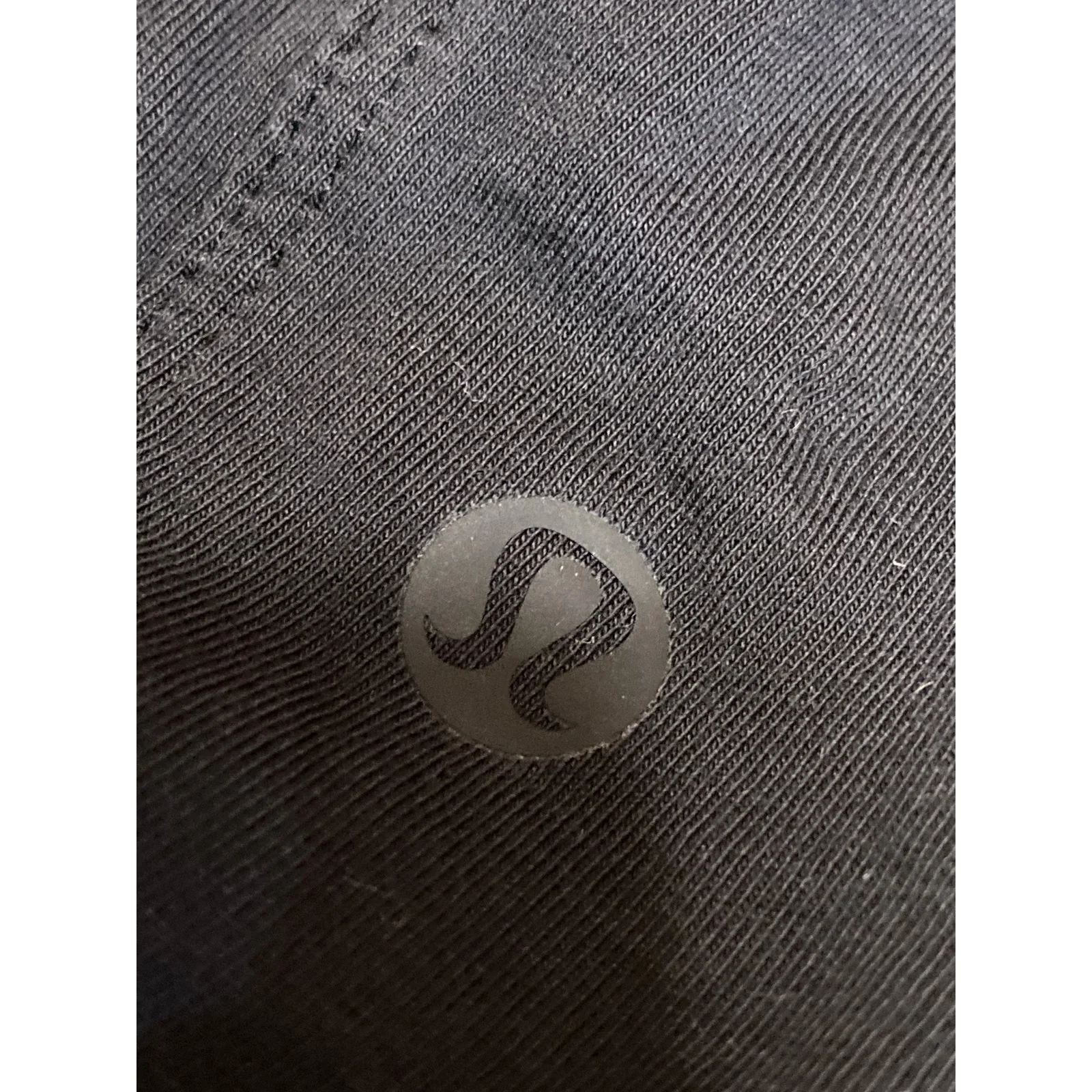 Lululemon Womens Black Tie knot Front Short Sleeve Crop Tee T-shirt Top Size S - Image 3
