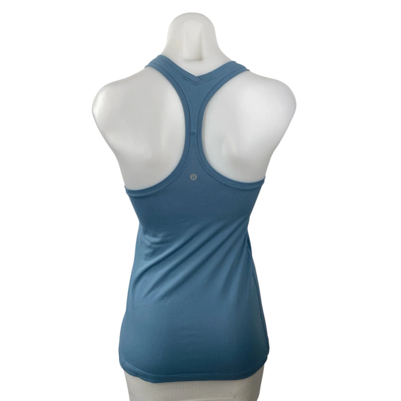 Lululemon Women's Blue Racerback Yoga Running Workout Athletic Tank Top Size 0 - Image 4