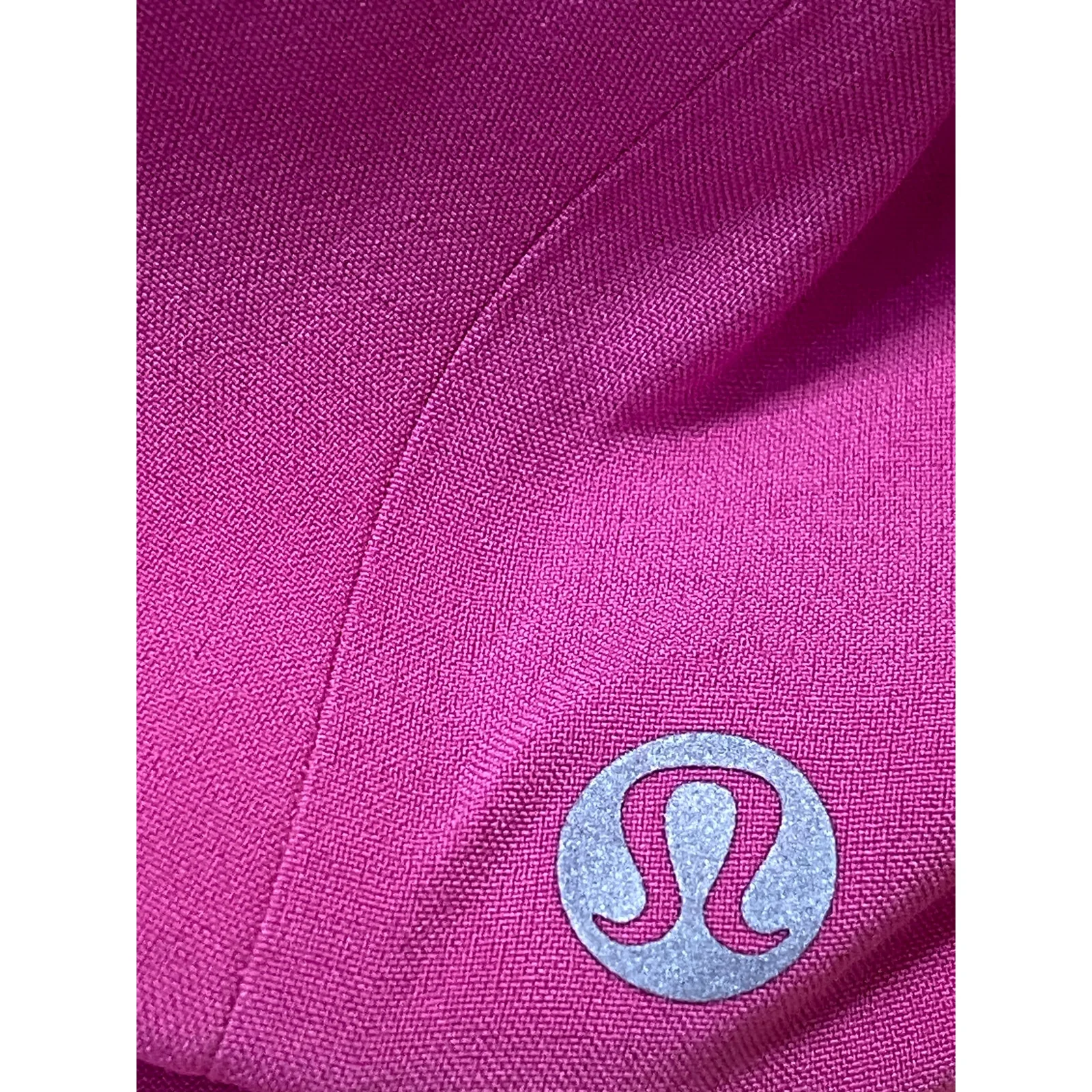 Lululemon Women's Pink Logo Adjustable Strapback Baseball Cap Hat One Size - Image 3