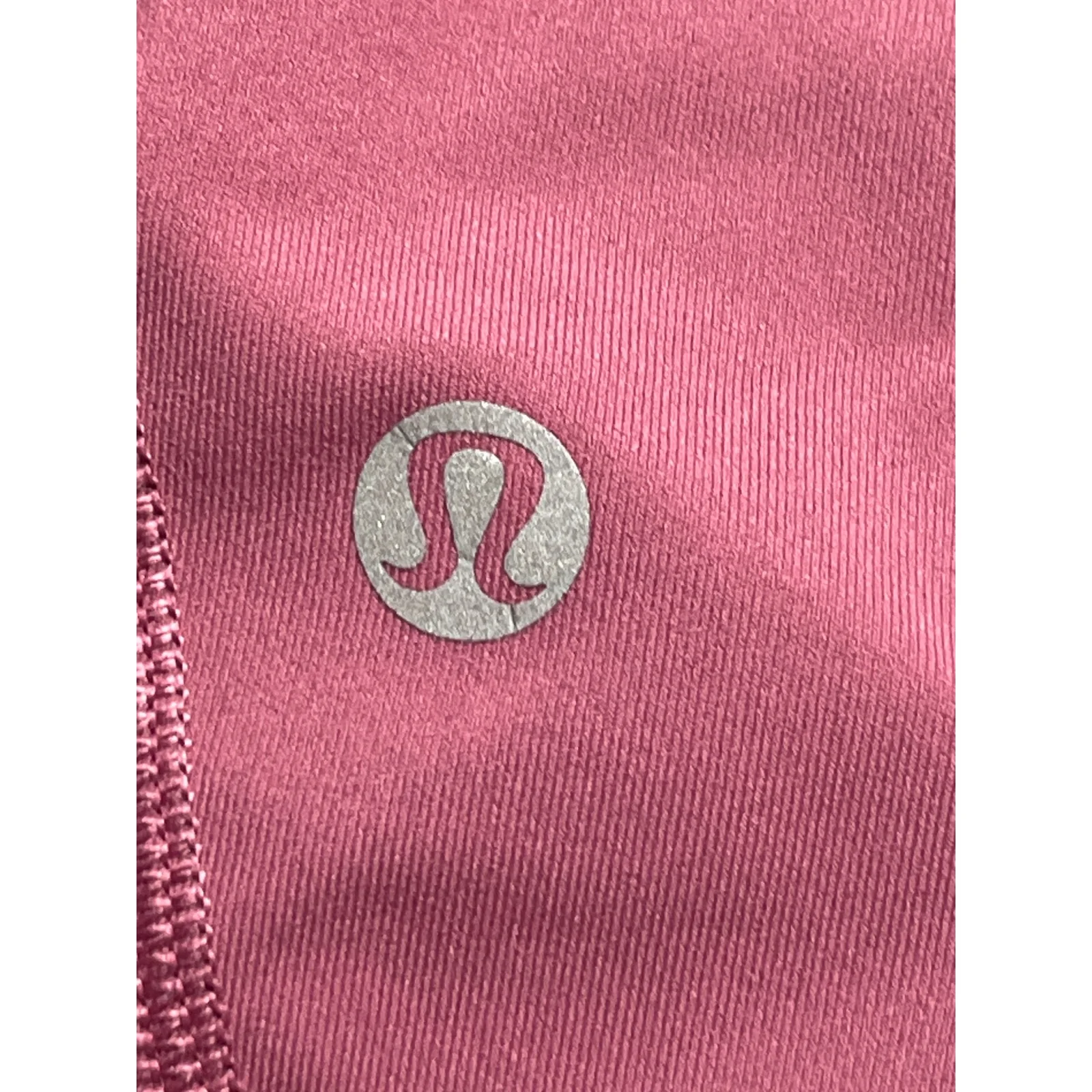 Lululemon Womens Pink Mid Rise Skinny Yoga Athletic Crop Leggings Pants Size 2 - Image 3