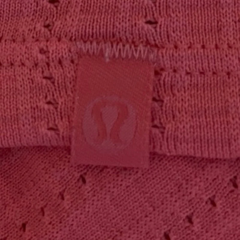 Lululemon Women's Pink Sleeveless Athletic Round Neck Pullover Blouse Tank Top M - Image 3