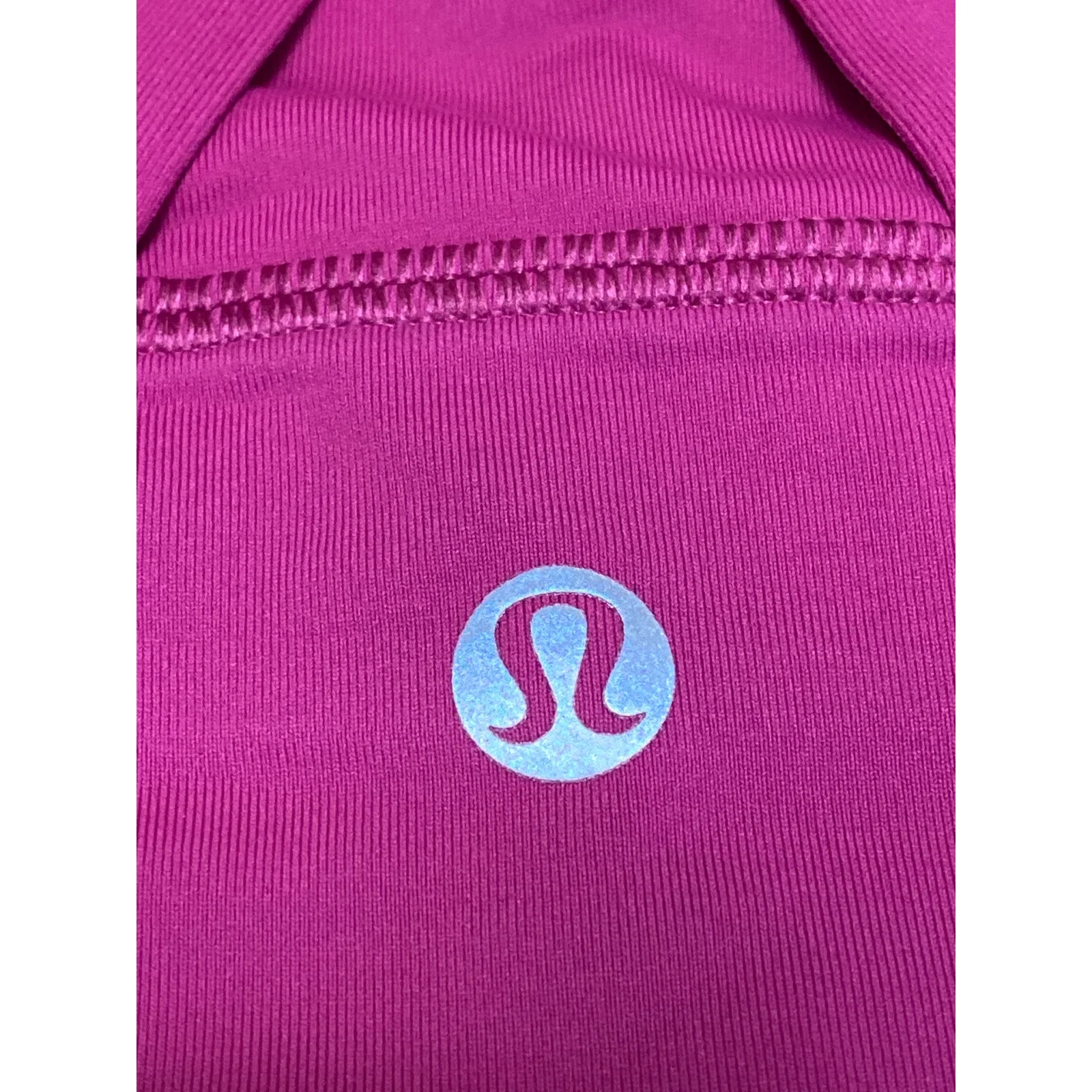 Lululemon Women's Pink Strappy Cross Yoga Athletic Sports Bra Crop Top Size 4 - Image 5