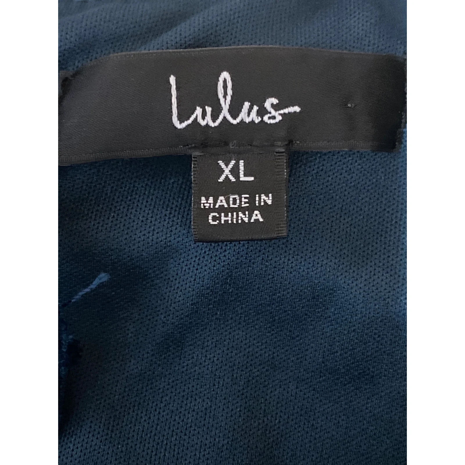 Lulus Women's Blue Velvet Velour Ruched Sleeveless Mini Tank Bodycon Dress Sz XL - Image 5