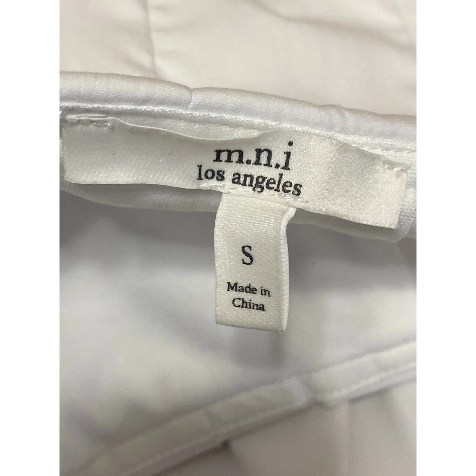 M.N.I Los Angeles White Pleated High Rise Mini Athletic Tennis Flare Skirt Sz S - Image 5