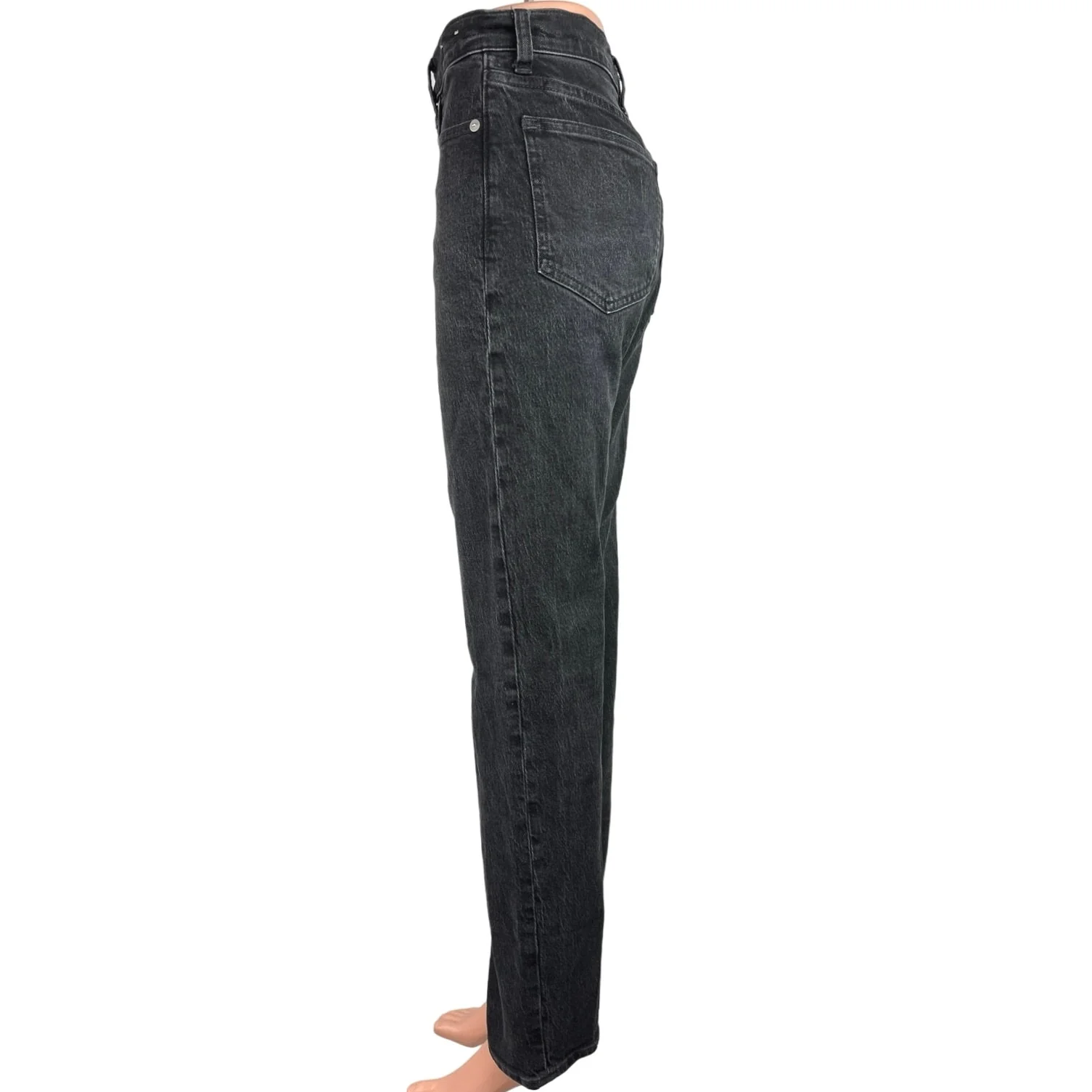 Madewell 90's Straight Womens High Rise Straight Leg Stretch Denim Jeans Size 25 - Image 2