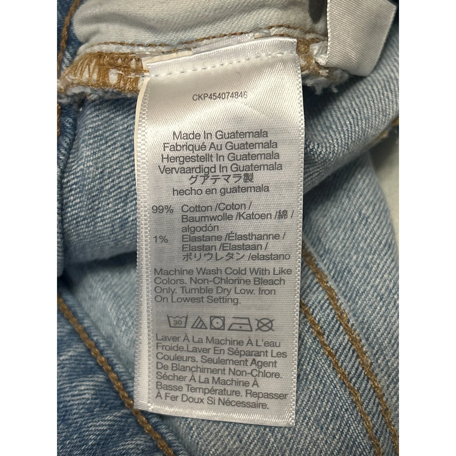 Madewell Blue Frayed Raw Hem High Waist Cut-Off Denim Jeans Bermuda Shorts 26 - Image 5
