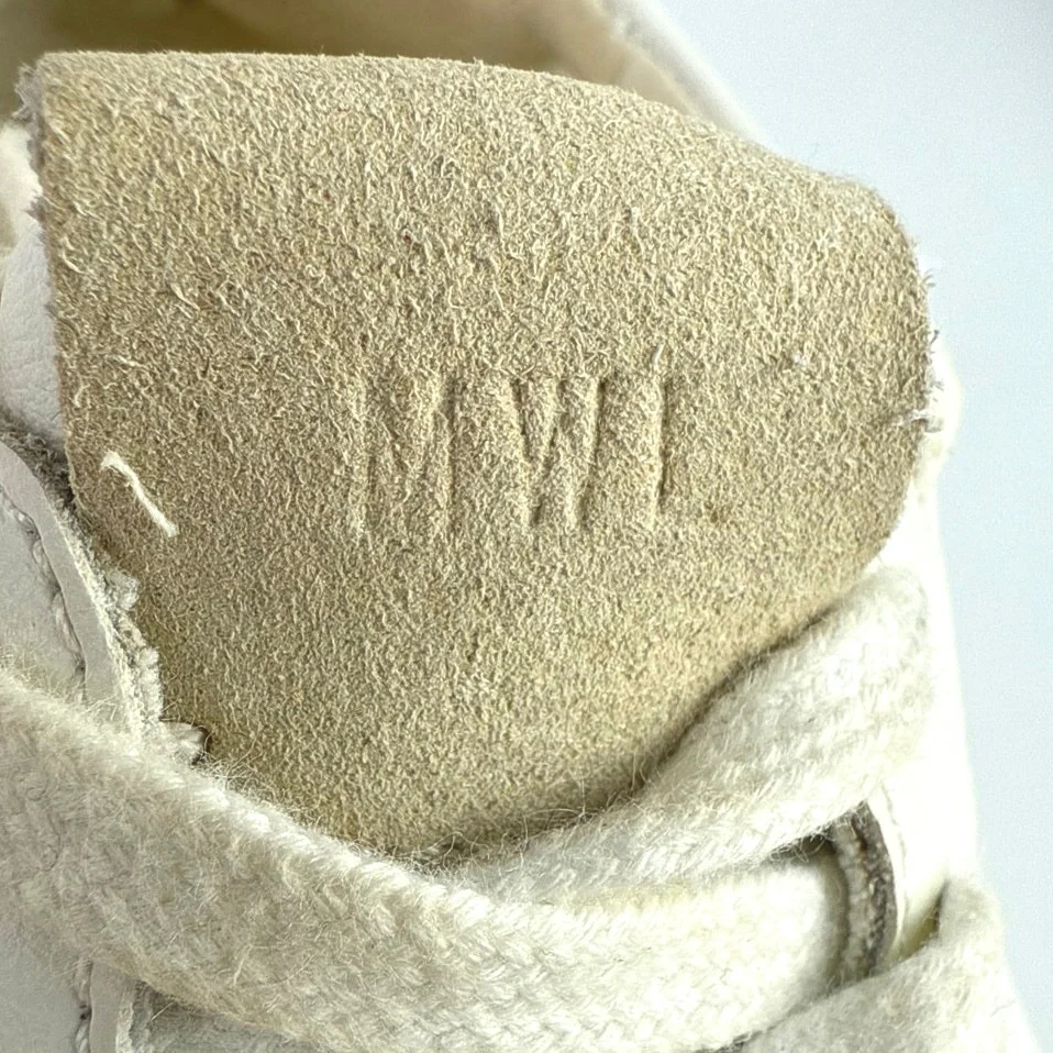 Madewell Court Unisex White Leather Low Top Lace Up Sneakers Shoes Size M7 W8.5 - Image 7